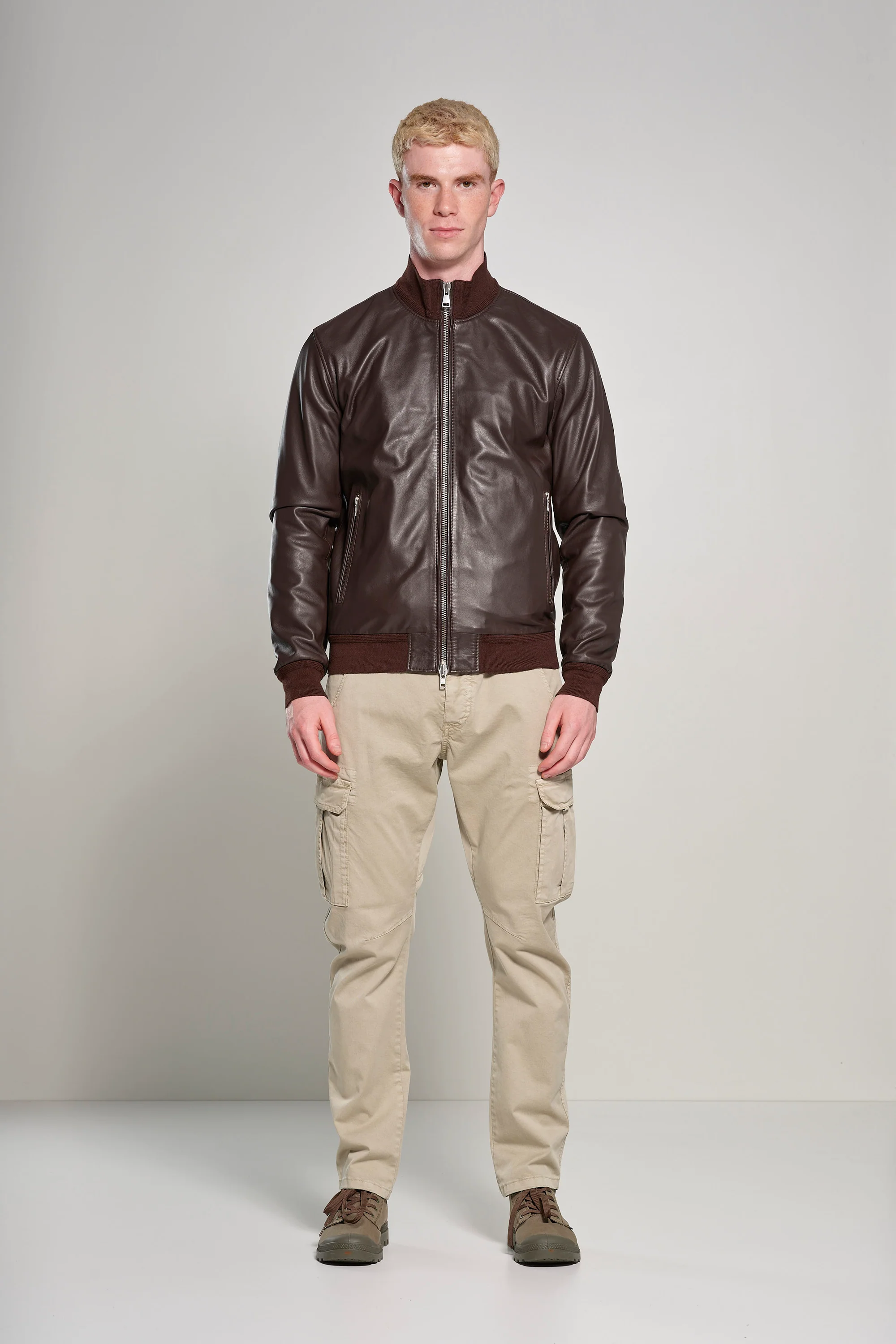 Pantalone cargo in gabardina di cotone - Image 54