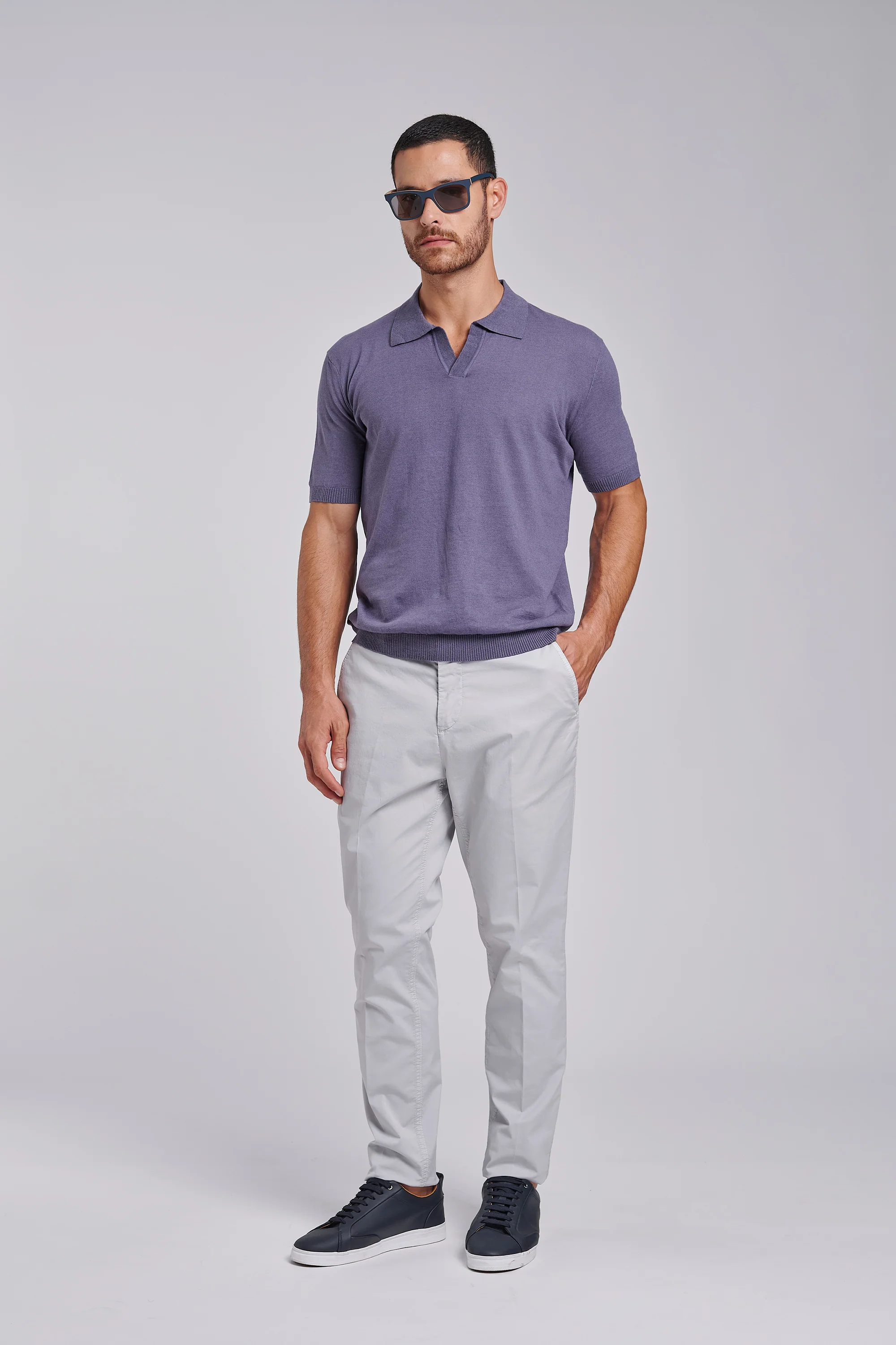 Pantalone chino slim fit in cotone stretch - Image 16