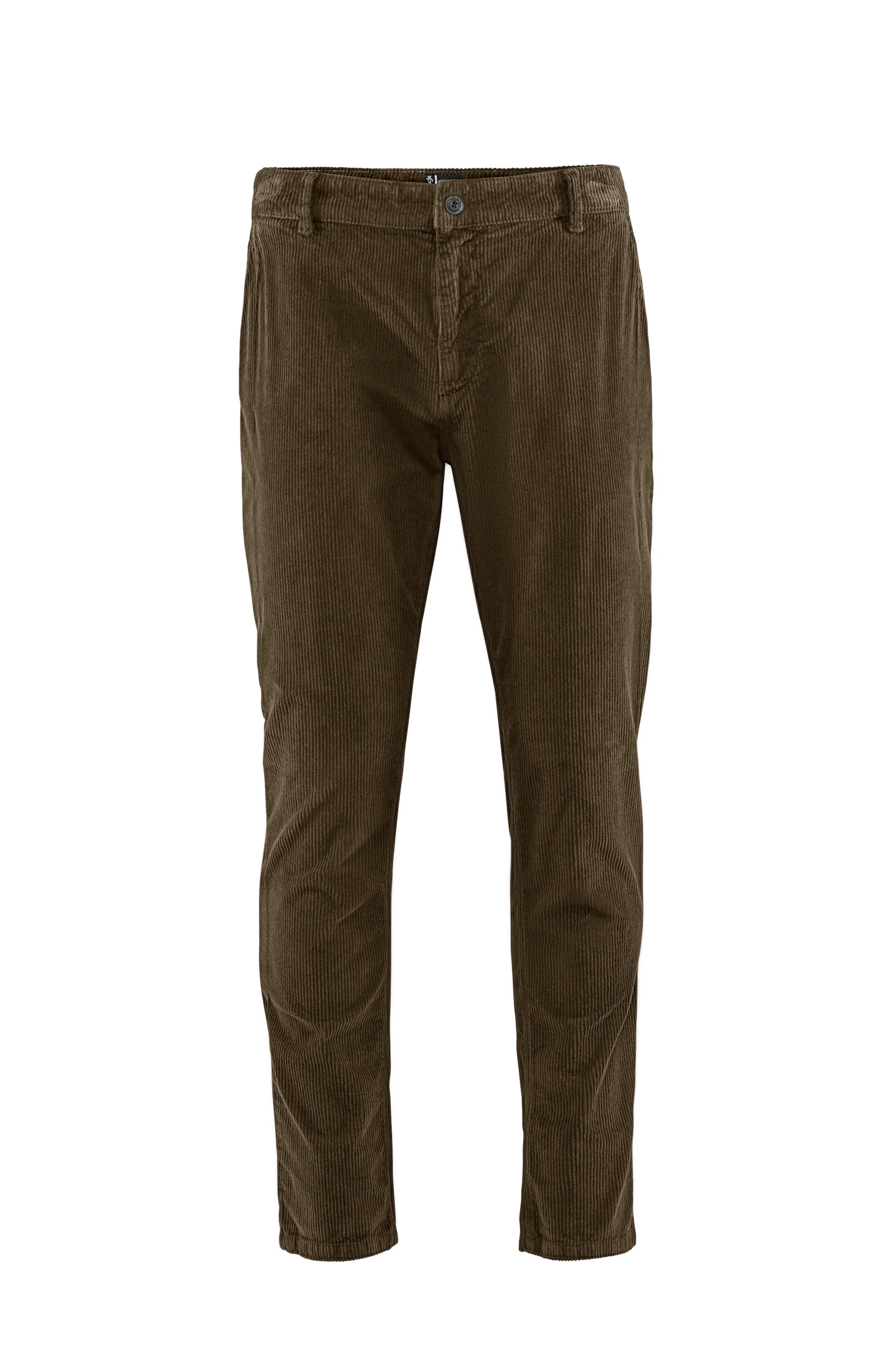 Pantalone chino slim fit in velluto a coste