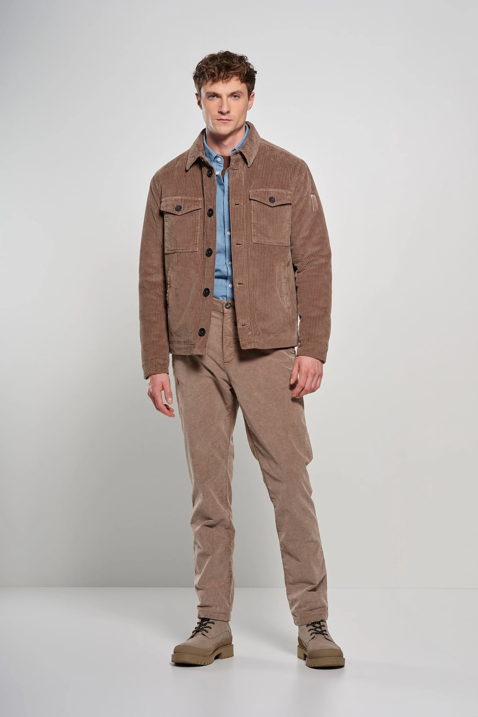 Pantalone chino slim fit in velluto stretch - Image 25