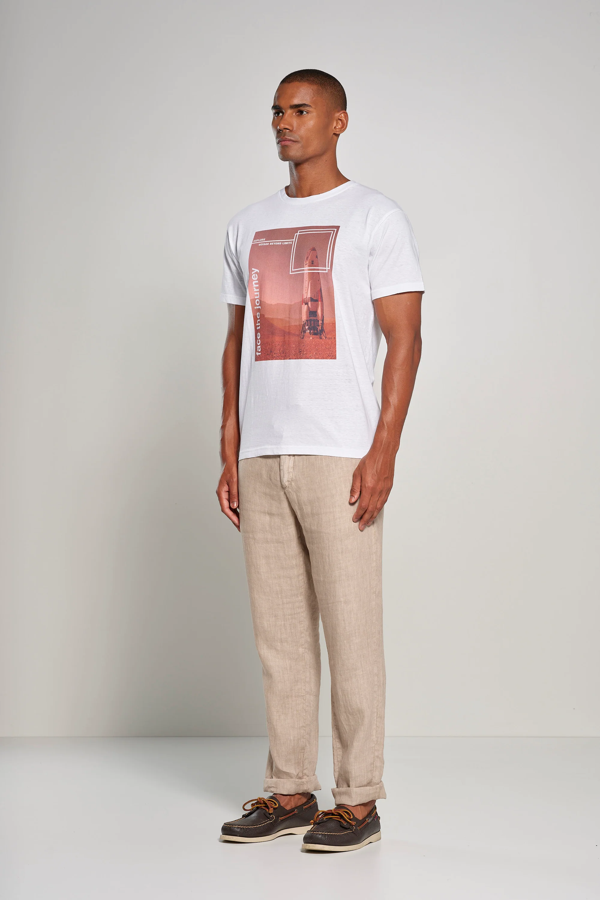 Pantalone jogger fit in puro lino - Image 15