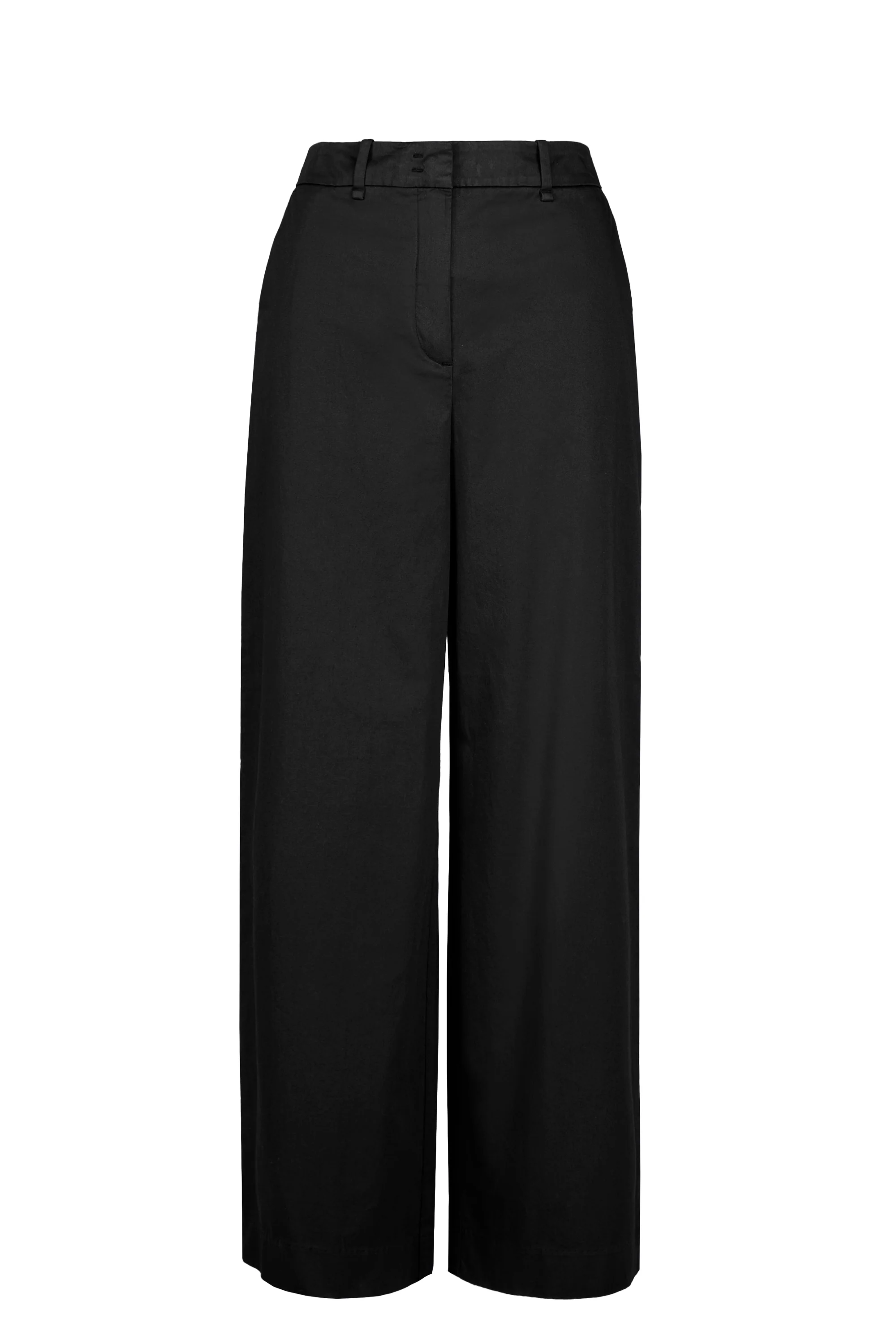 Pantalone palazzo in raso di cotone - Image 6