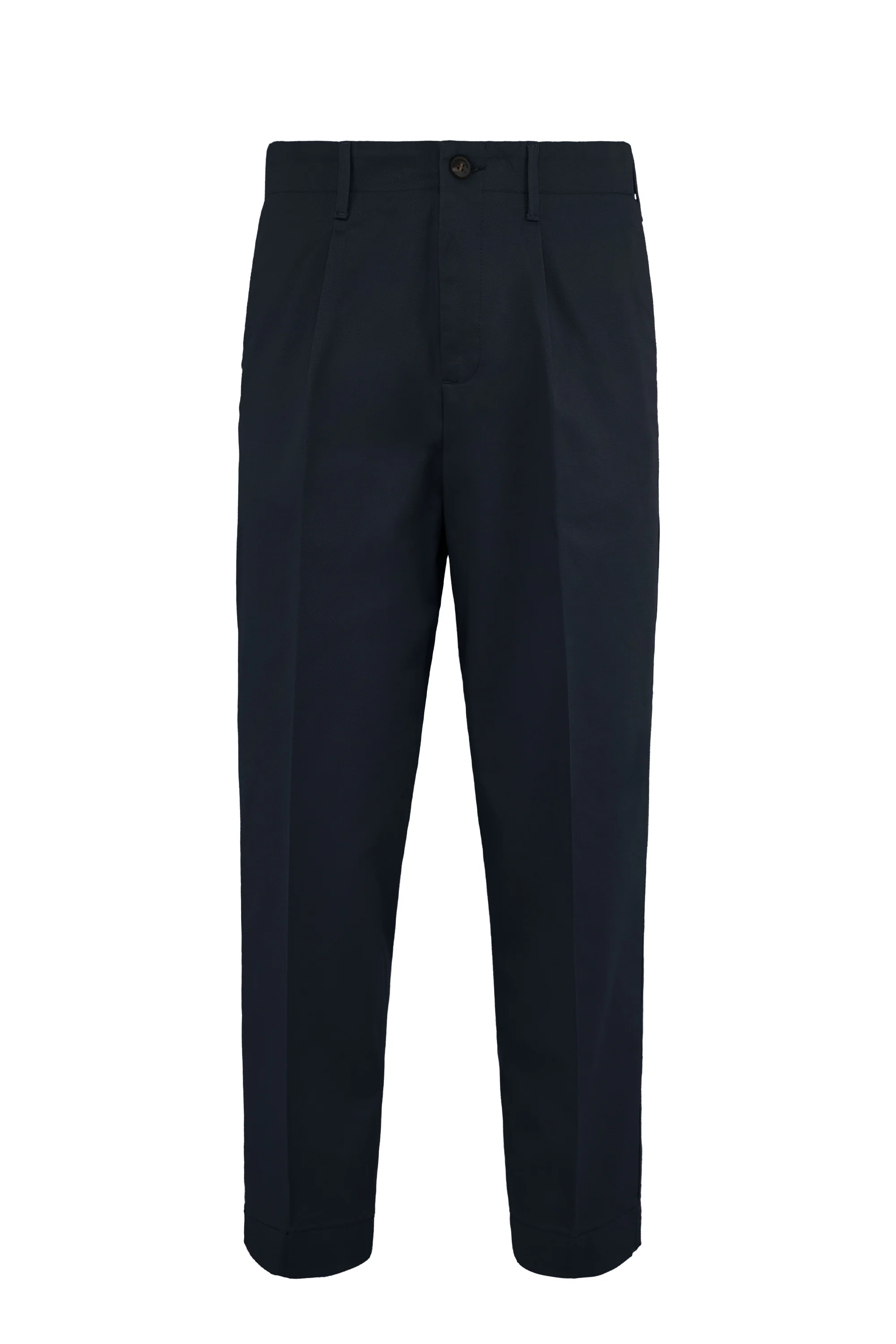 Pantalone tapered fit in cotone stretch - Image 4