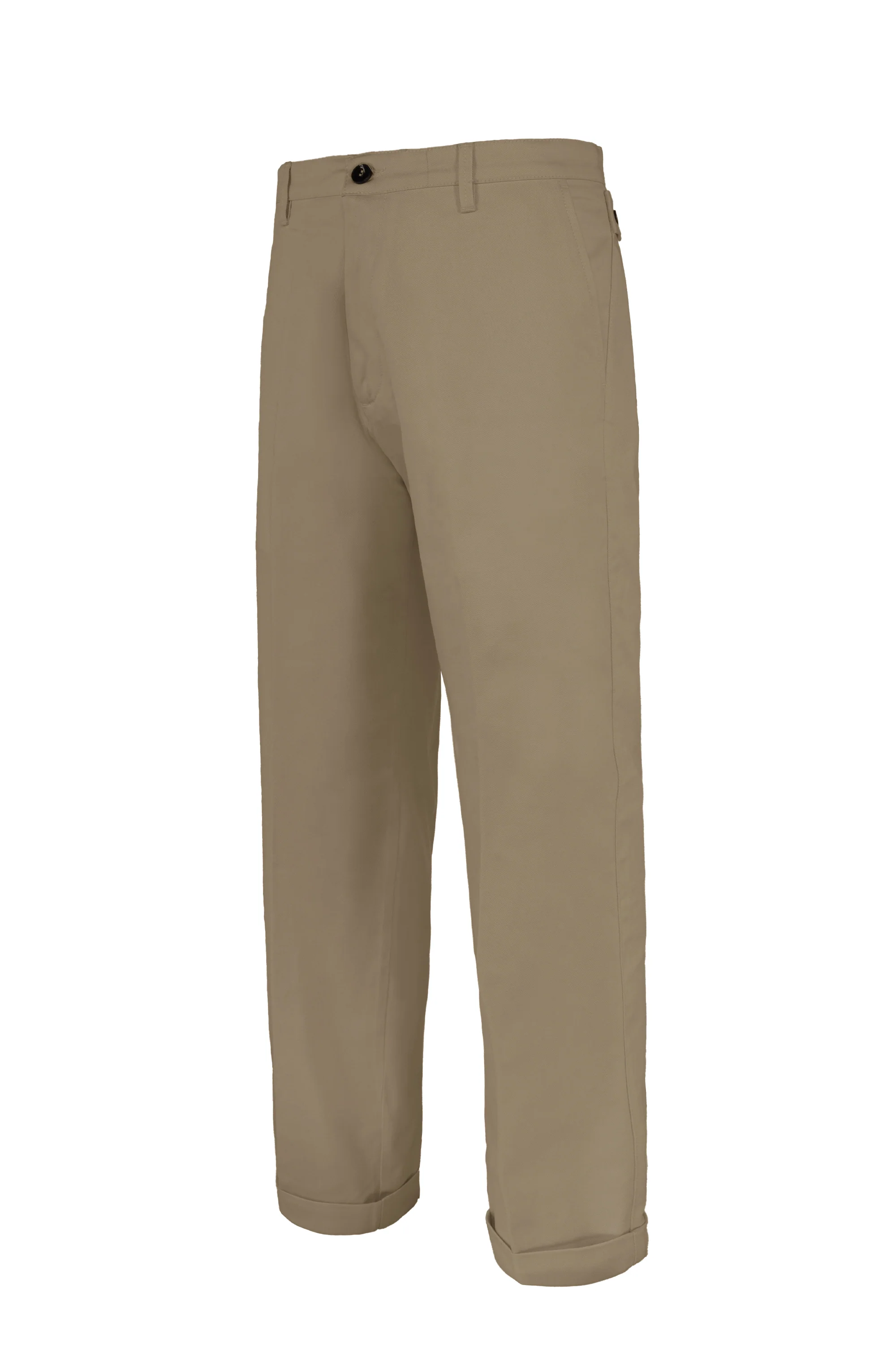 Pantalone wide fit in cotone stretch - Image 10