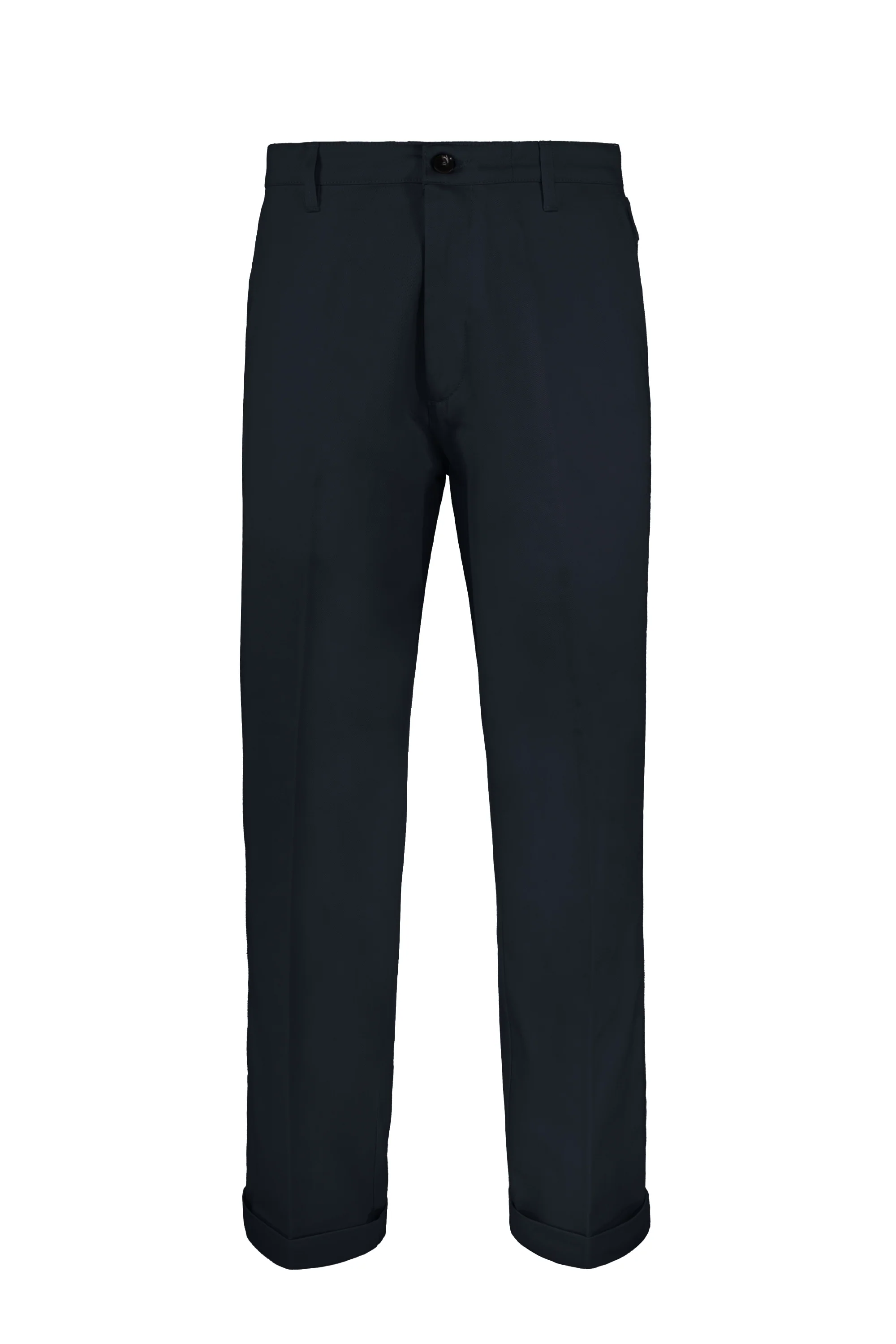 Pantalone wide fit in cotone stretch - Image 13