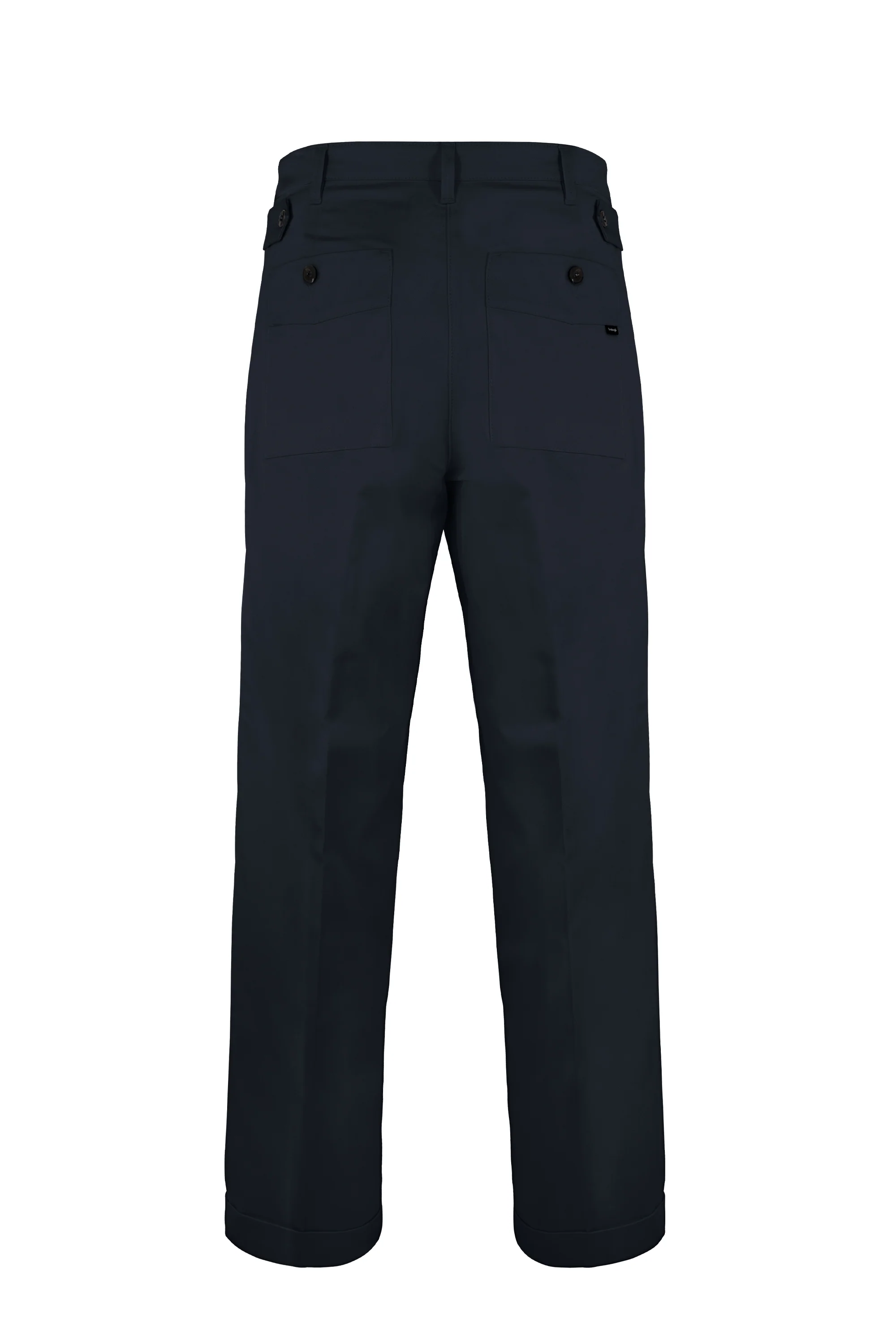Pantalone wide fit in cotone stretch - Image 15