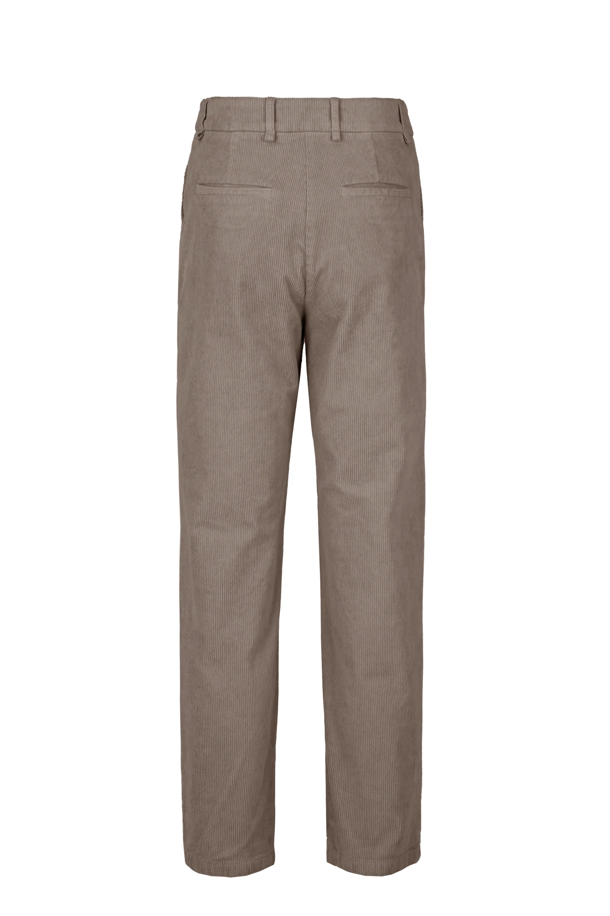 Pantaloni chino donna slim in velluto mille righe elasticizzato - Image 3