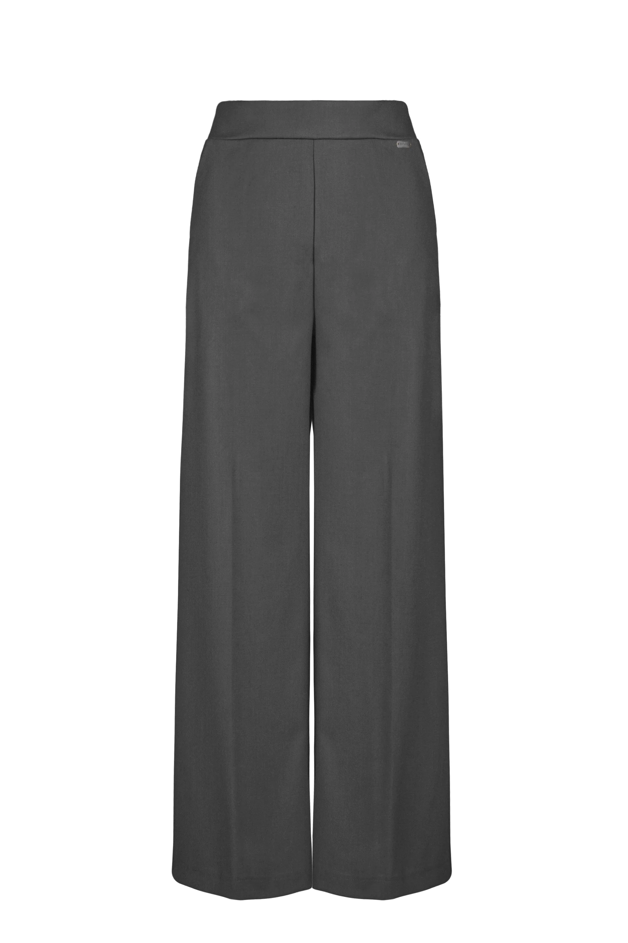 Pantaloni palazzo donna in misto lana leggeri a gamba larga - Image 4