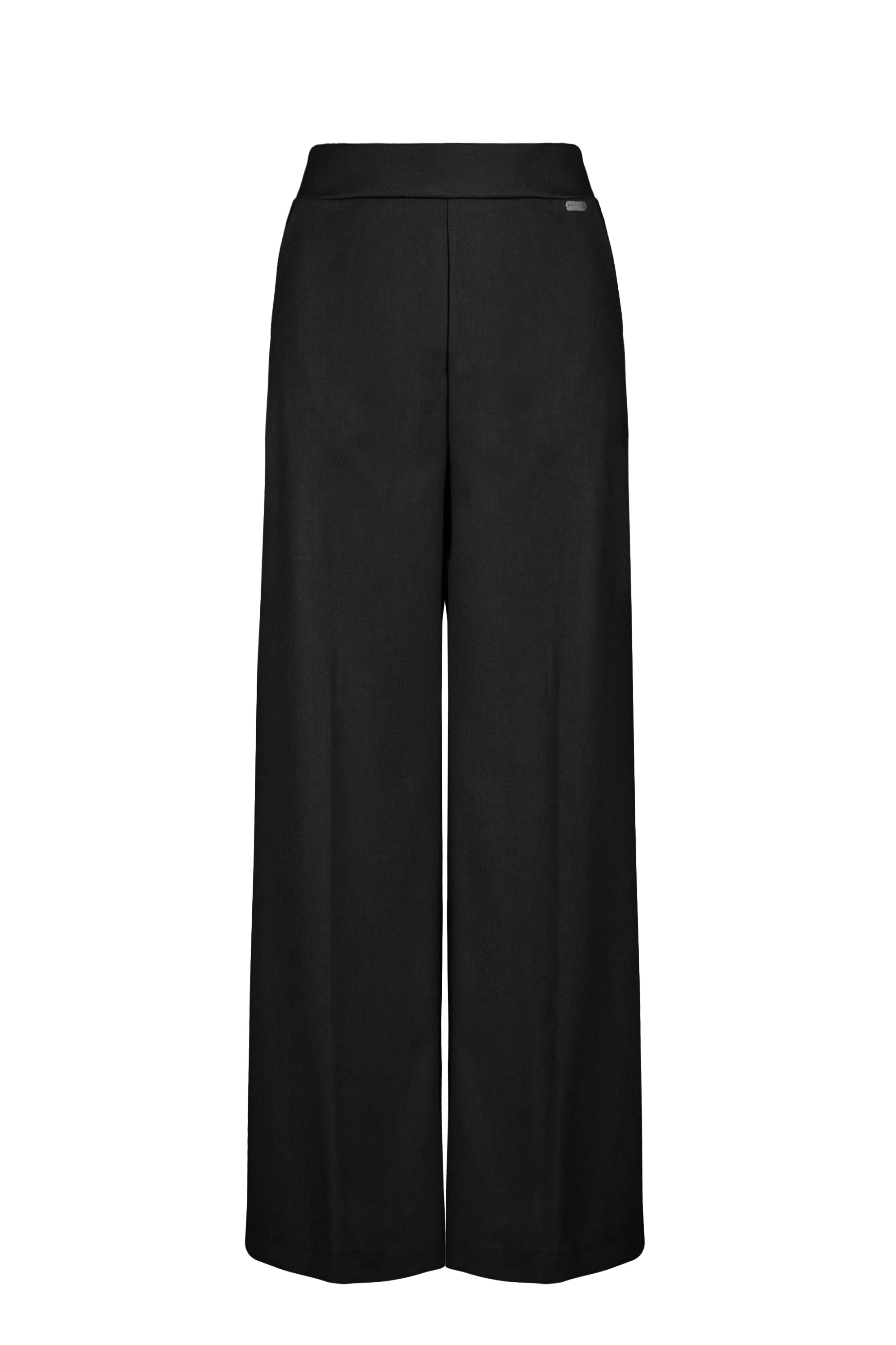 Pantaloni palazzo donna in misto lana leggeri a gamba larga - Image 7
