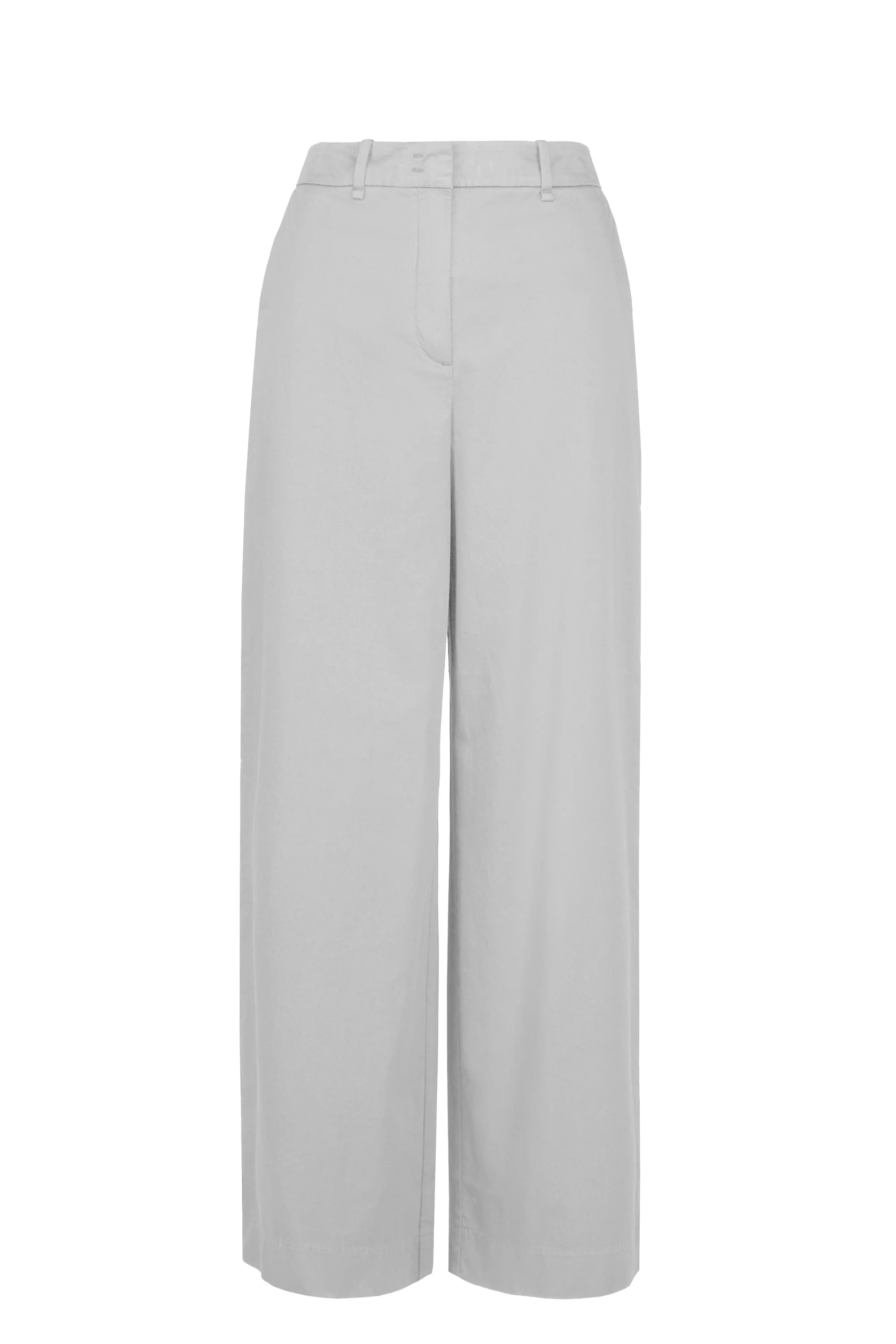 Pantaloni palazzo fit in cotone stretch
