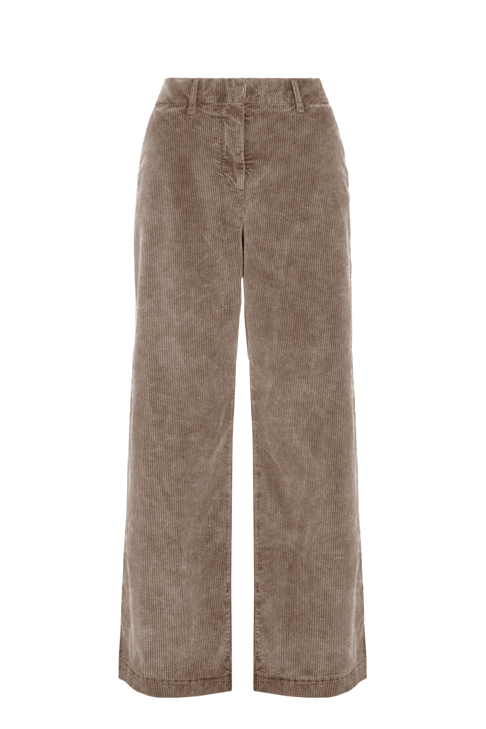 Pantaloni palazzo in velluto a coste effetto acidato - Image 3