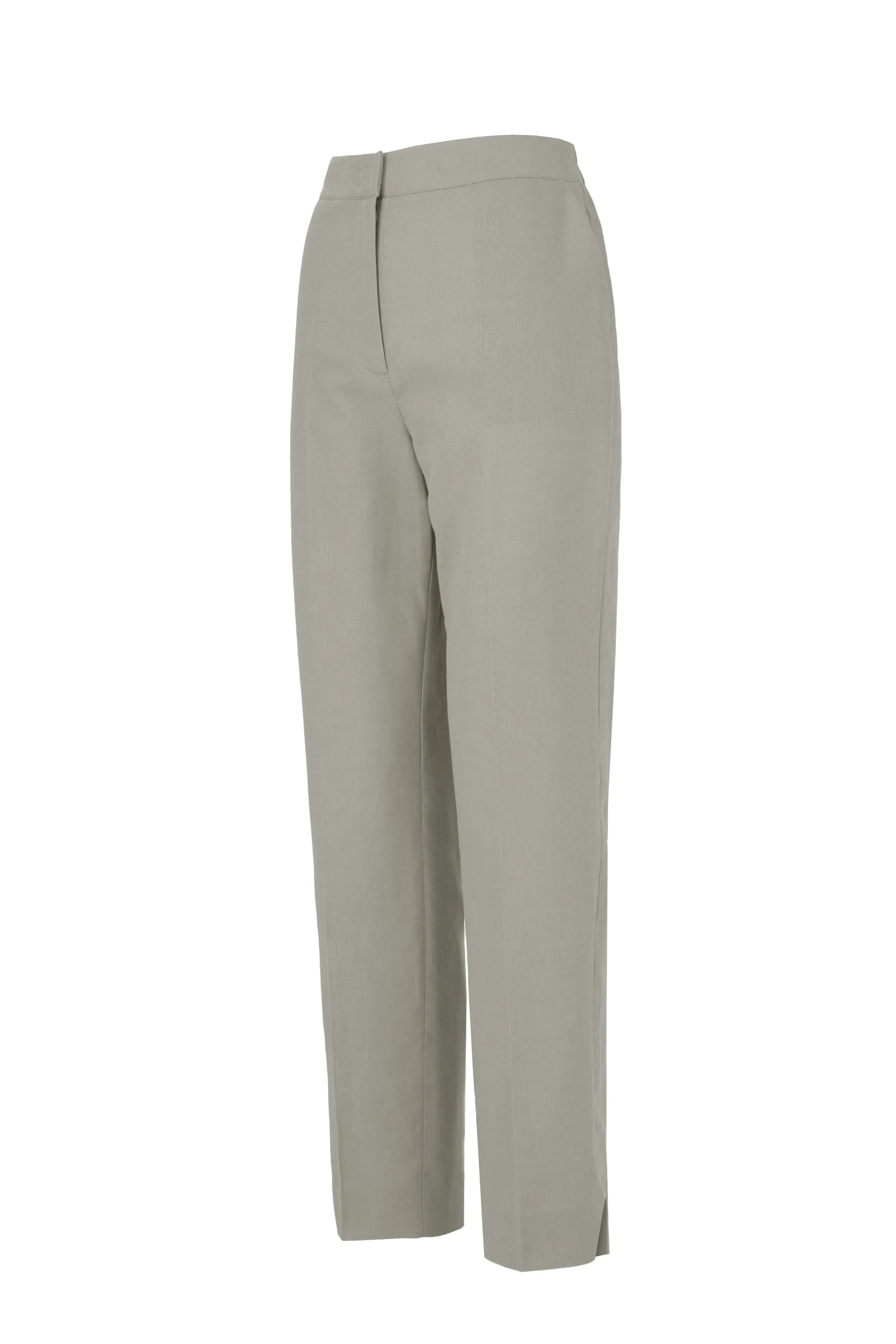 Pantaloni slim fit in misto lino cotone - Image 5