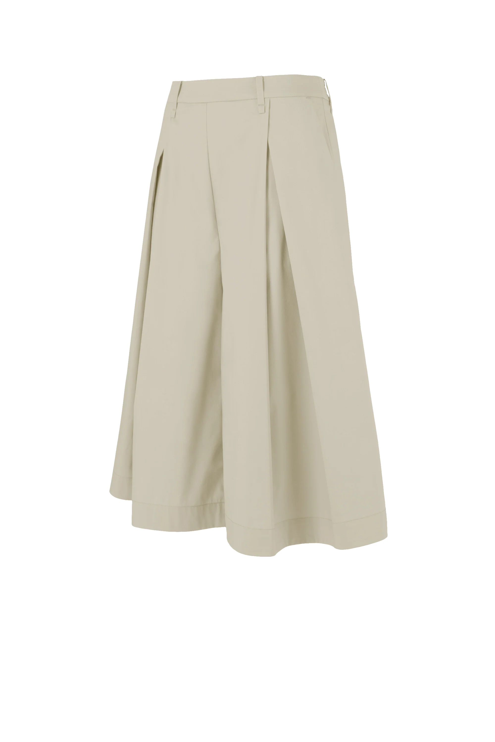 Pantaloni wide fit in raso di cotone - Image 10