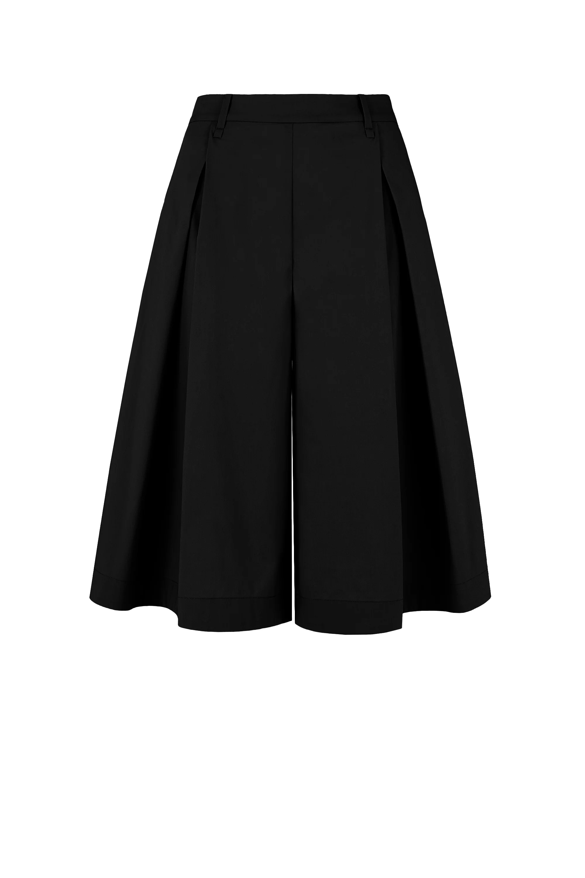 Pantaloni wide fit in raso di cotone - Image 5