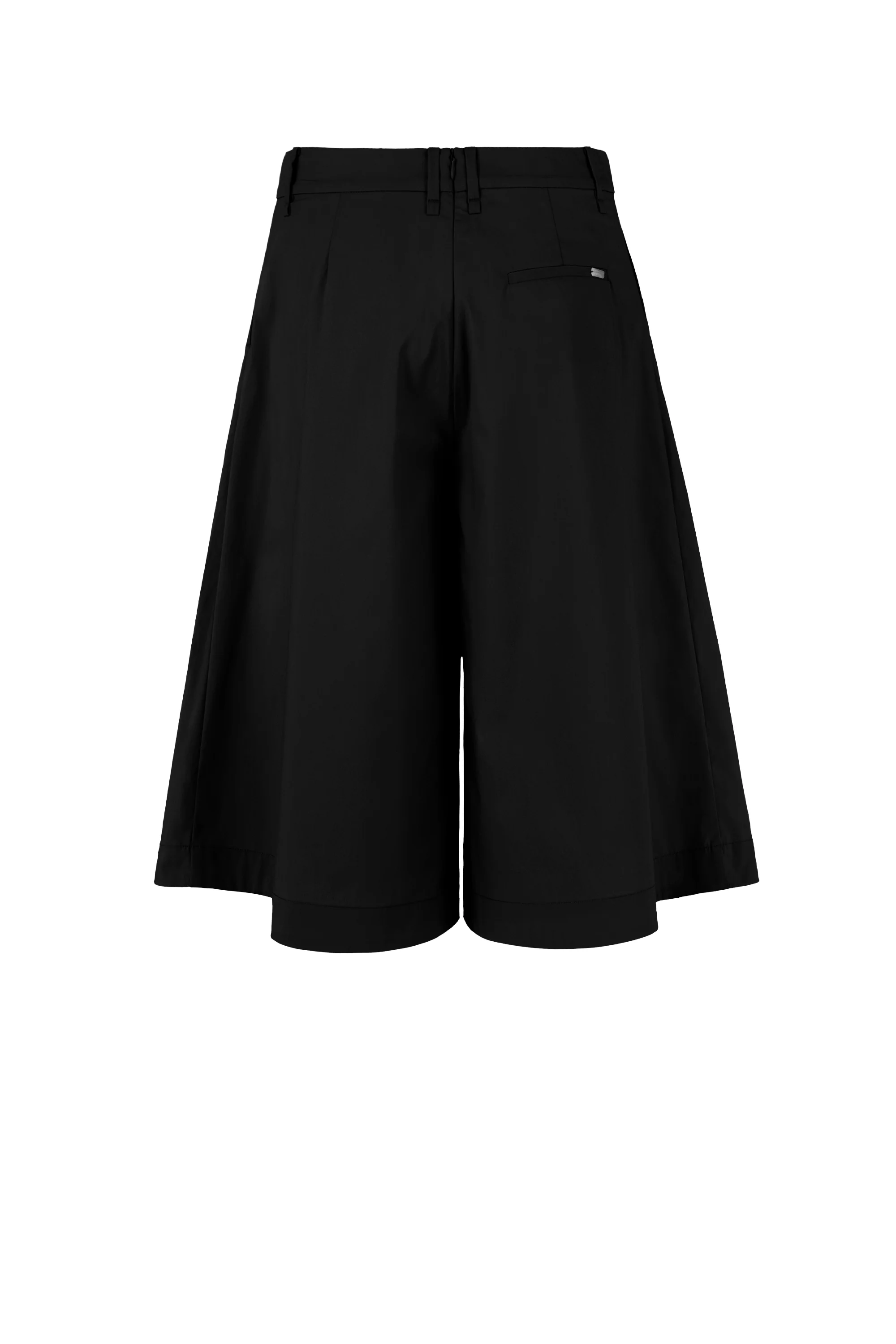 Pantaloni wide fit in raso di cotone - Image 7