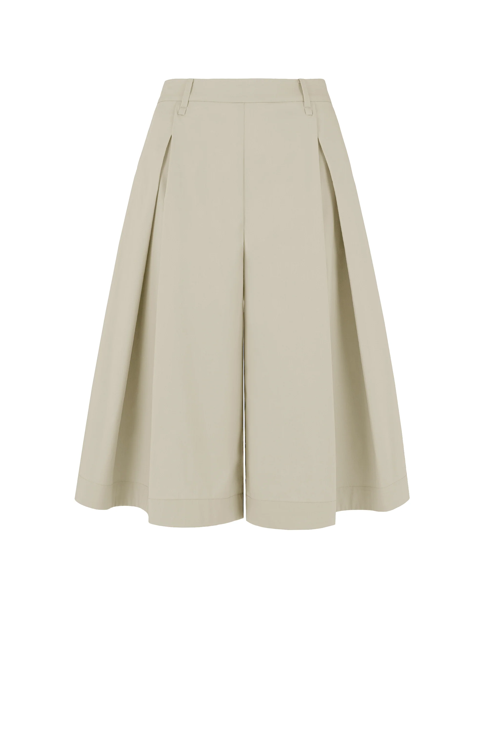 Pantaloni wide fit in raso di cotone - Image 9