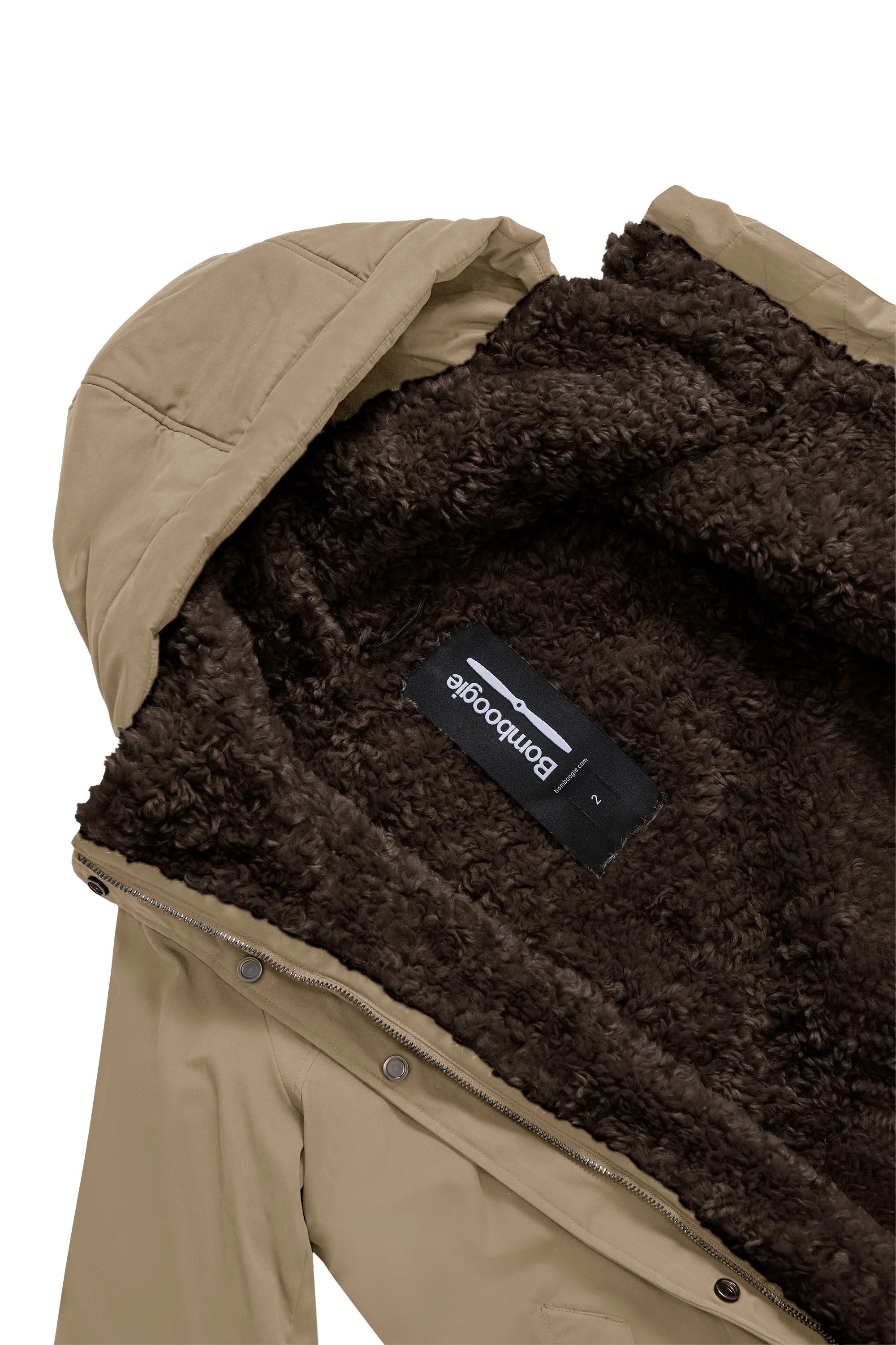 Parka con cappuccio e fodera in pelliccetta - Image 14
