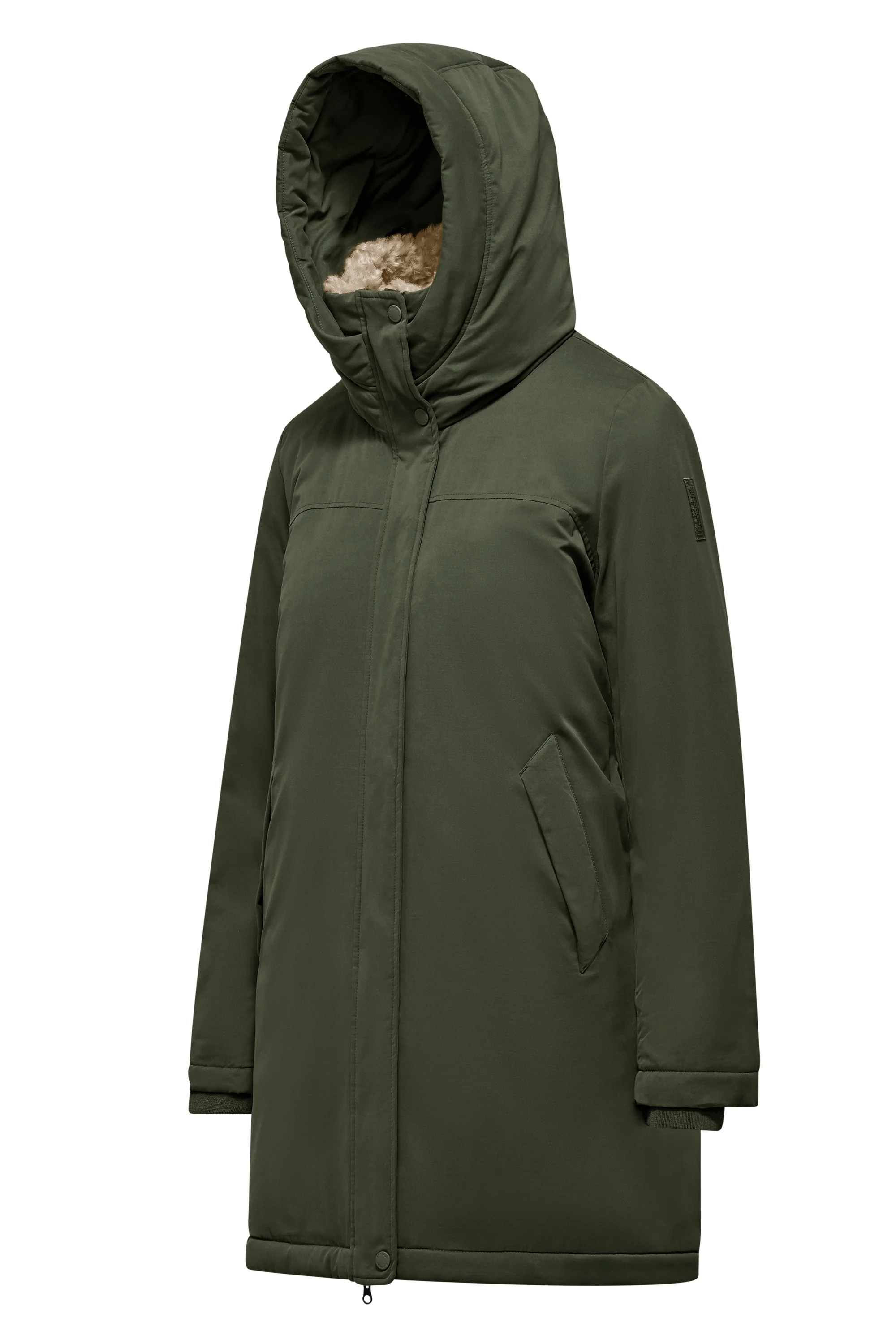 Parka con cappuccio e fodera in pelliccetta - Image 17