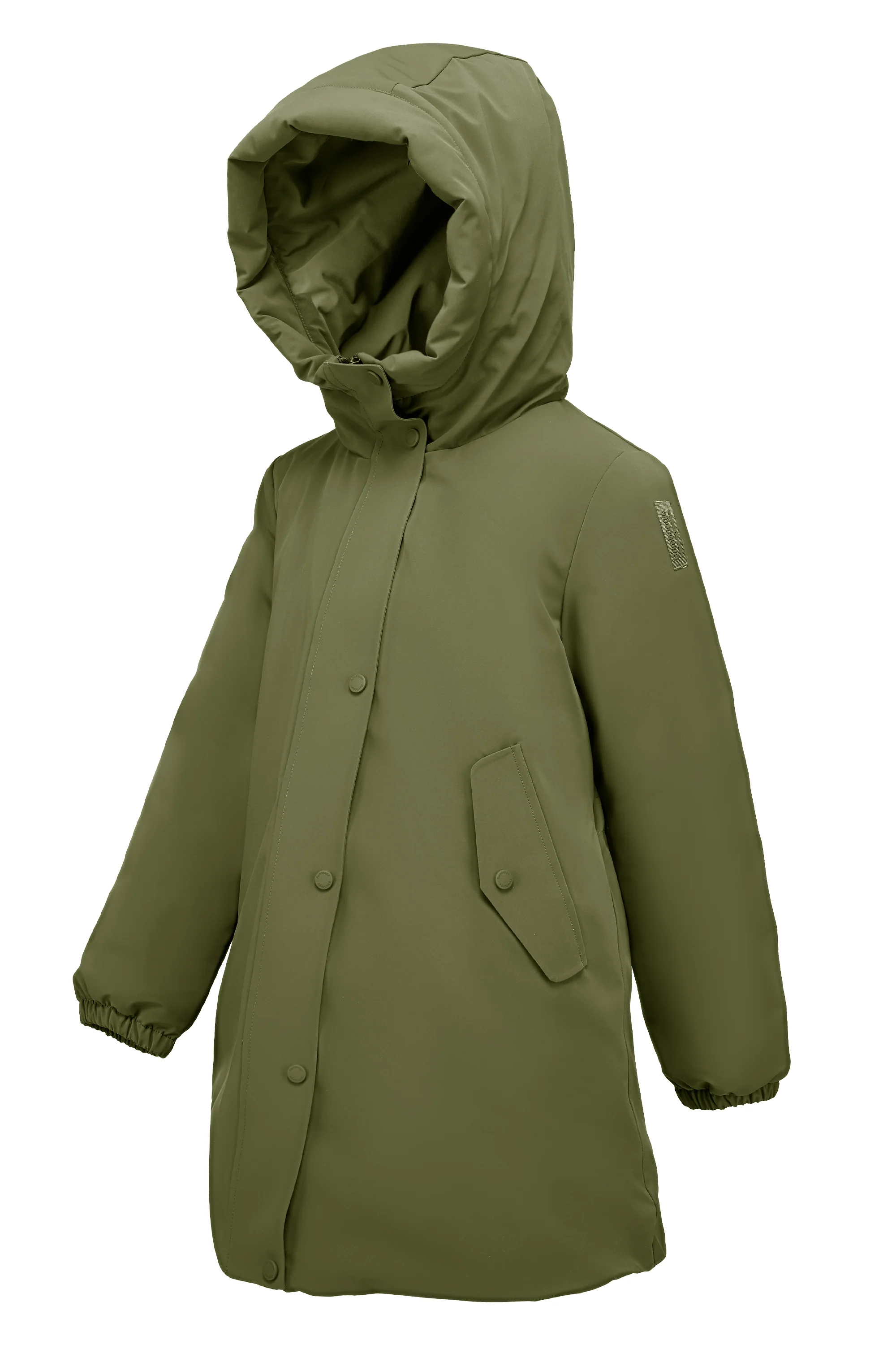 Parka lungo da bambina con cappuccio waterproof e downproof - Image 10
