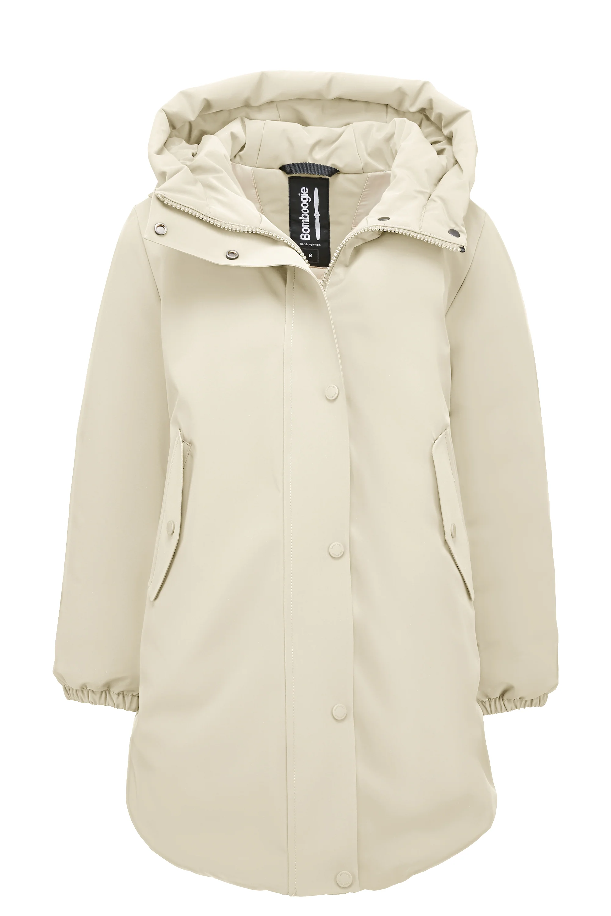 Parka lungo da bambina con cappuccio waterproof e downproof - Image 5