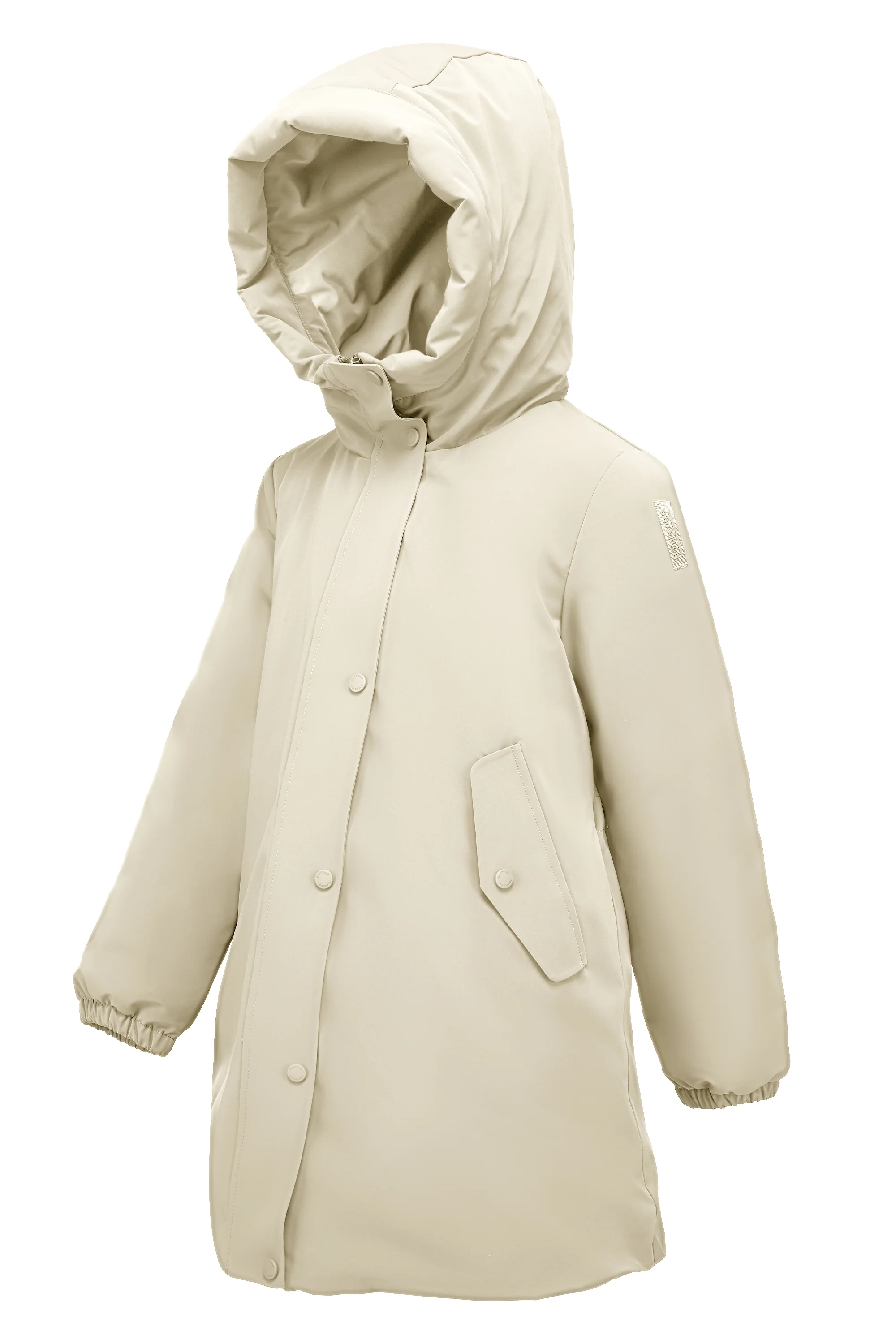 Parka lungo da bambina con cappuccio waterproof e downproof - Image 6