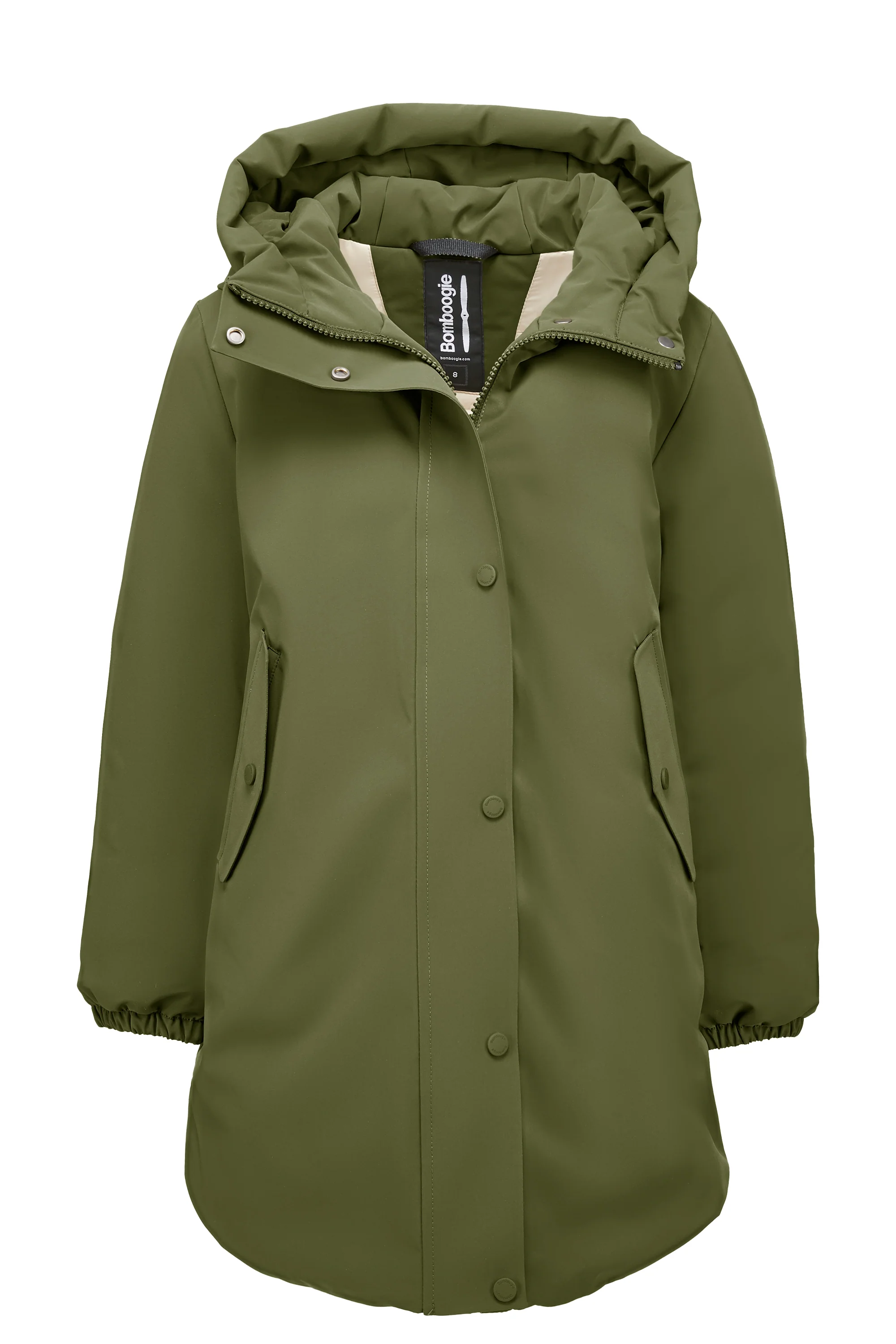 Parka lungo da bambina con cappuccio waterproof e downproof - Image 9