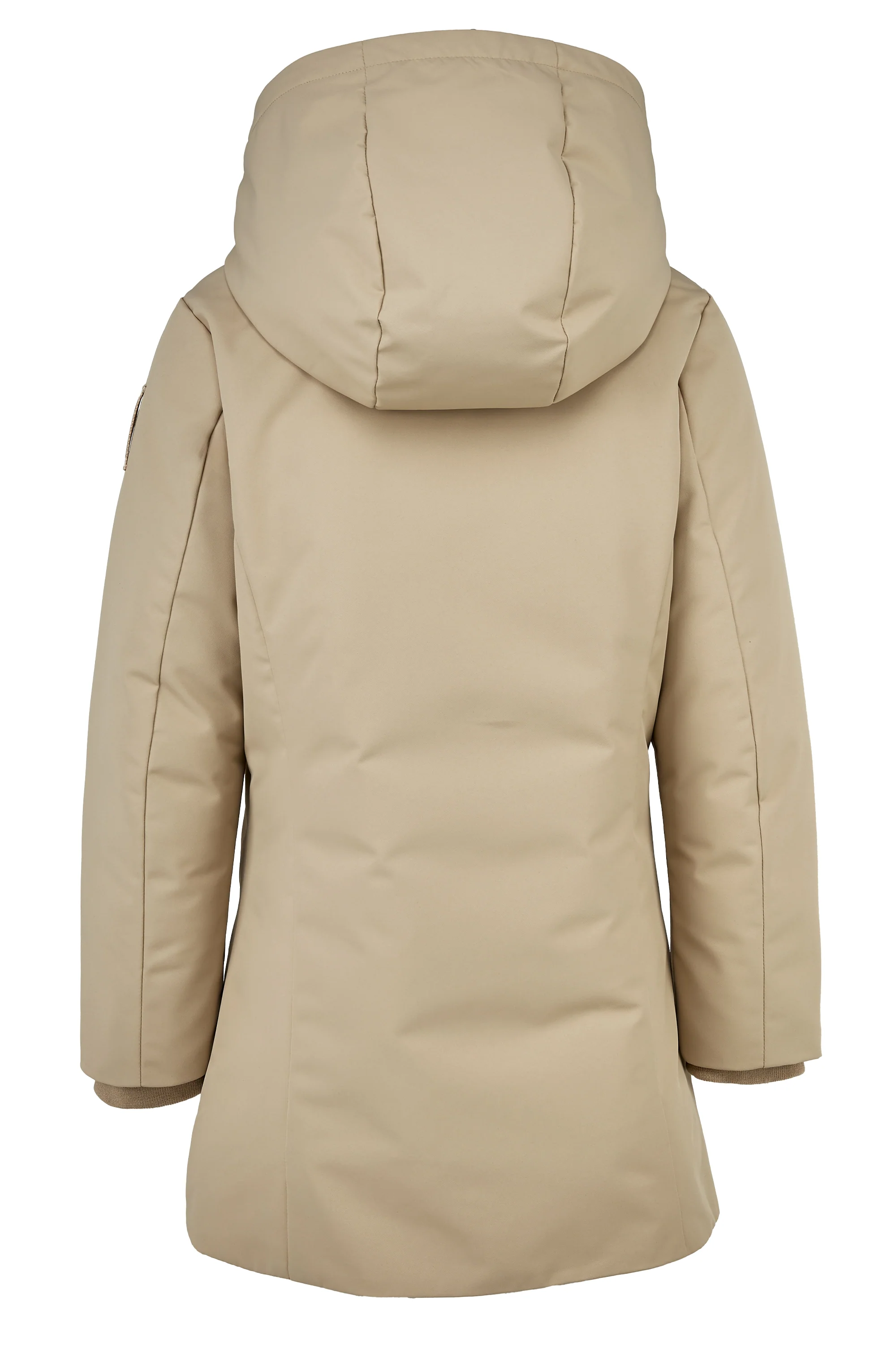Parka lungo da bambina slim fit con cappuccio waterproof e windproof - Image 7