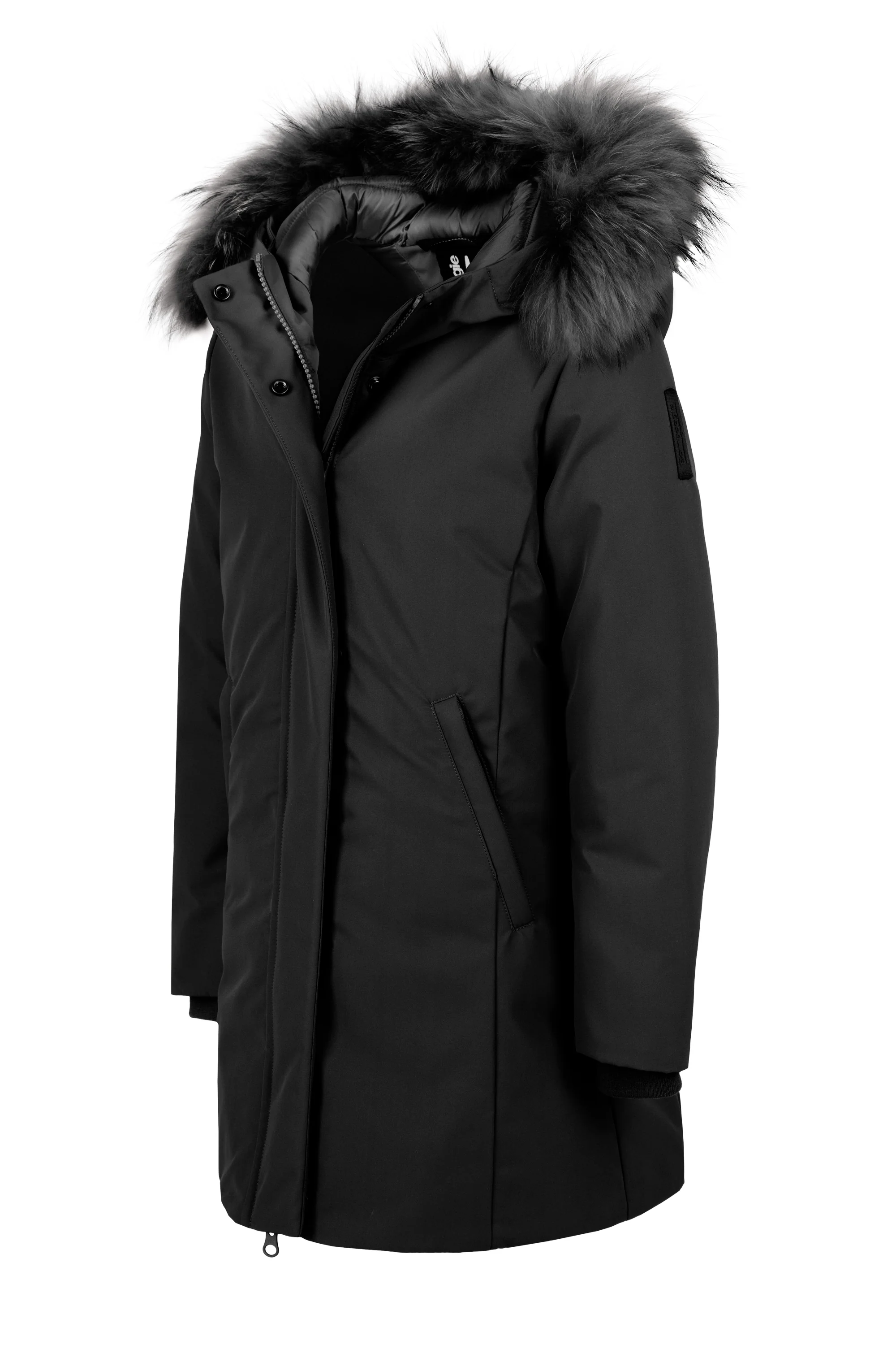 Parka lungo da bambina slim fit con imbottitura sintetica waterproof windproof - Image 2