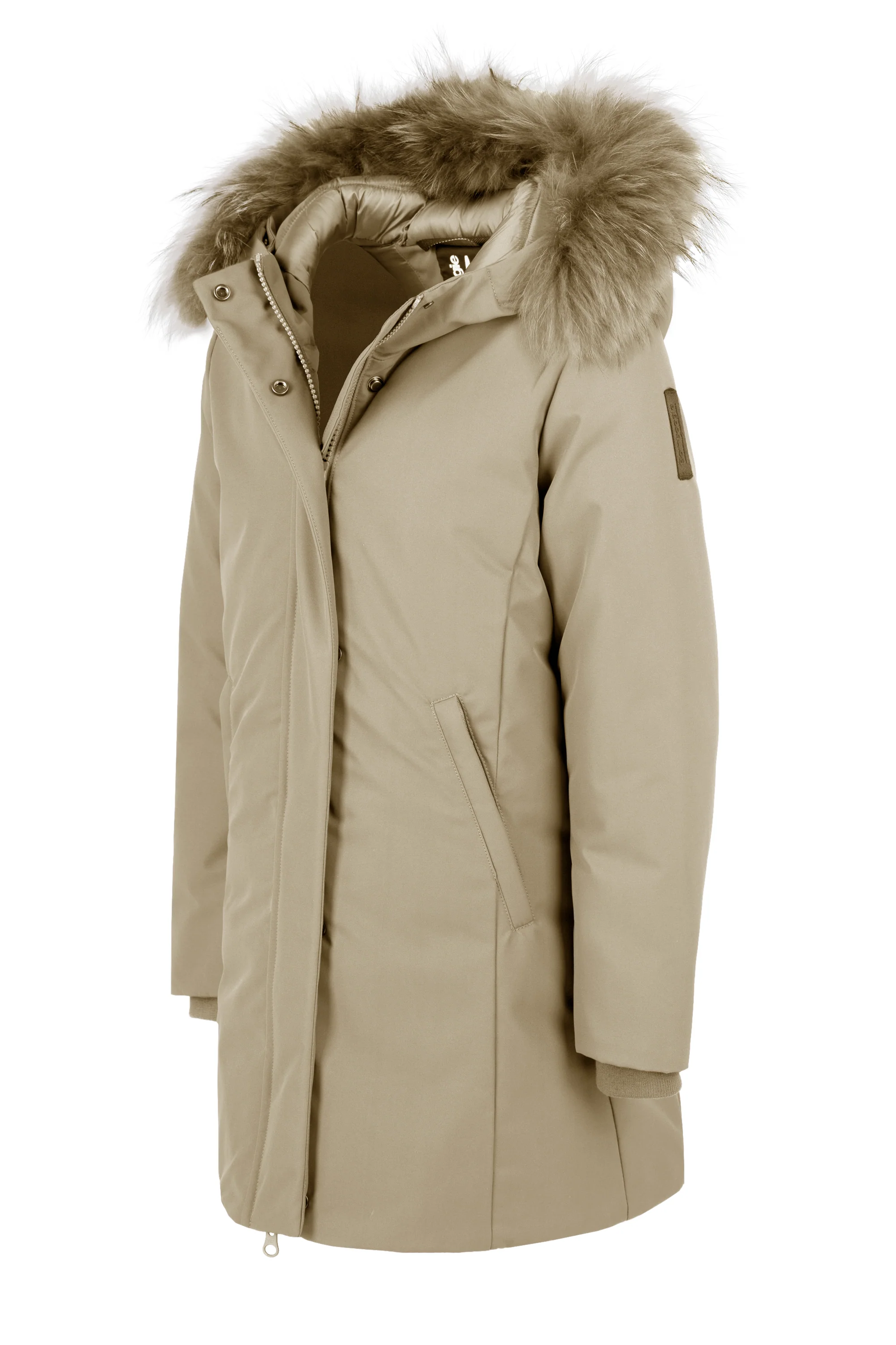 Parka lungo da bambina slim fit con imbottitura sintetica waterproof windproof - Image 6