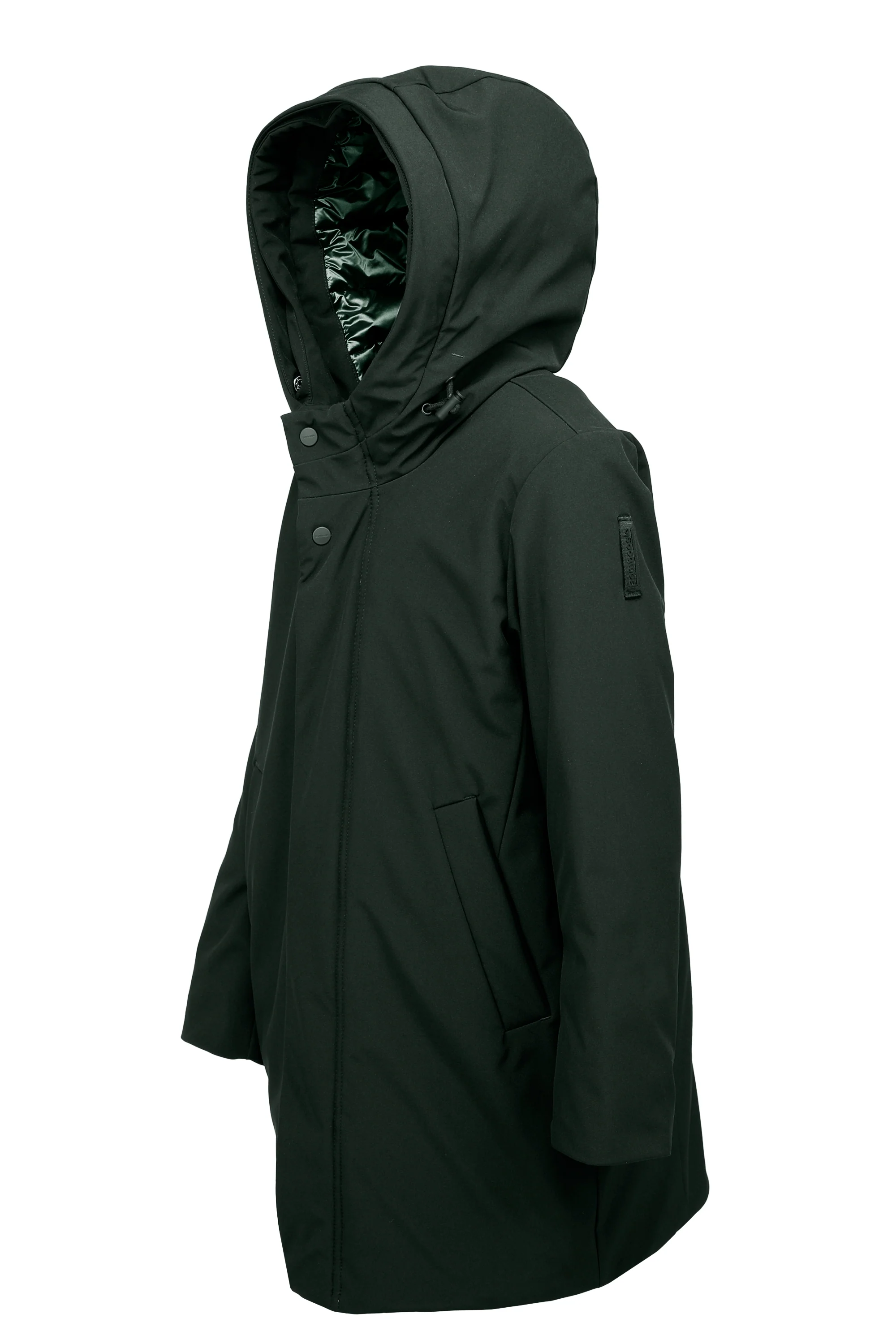 Parka lungo da bambino imbottito effetto piuma windproof waterproof - Image 14