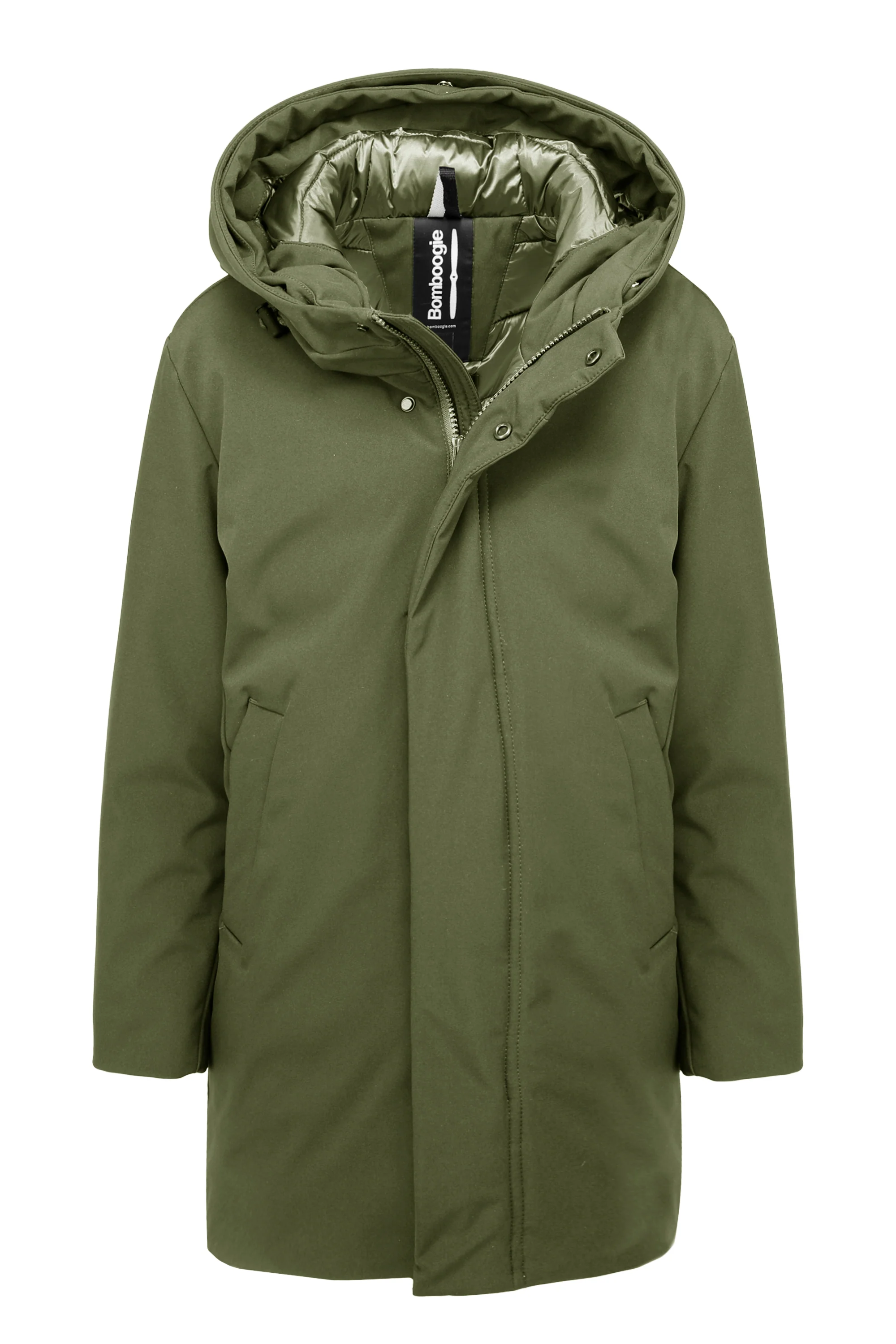 Parka lungo da bambino imbottito effetto piuma windproof waterproof - Image 17
