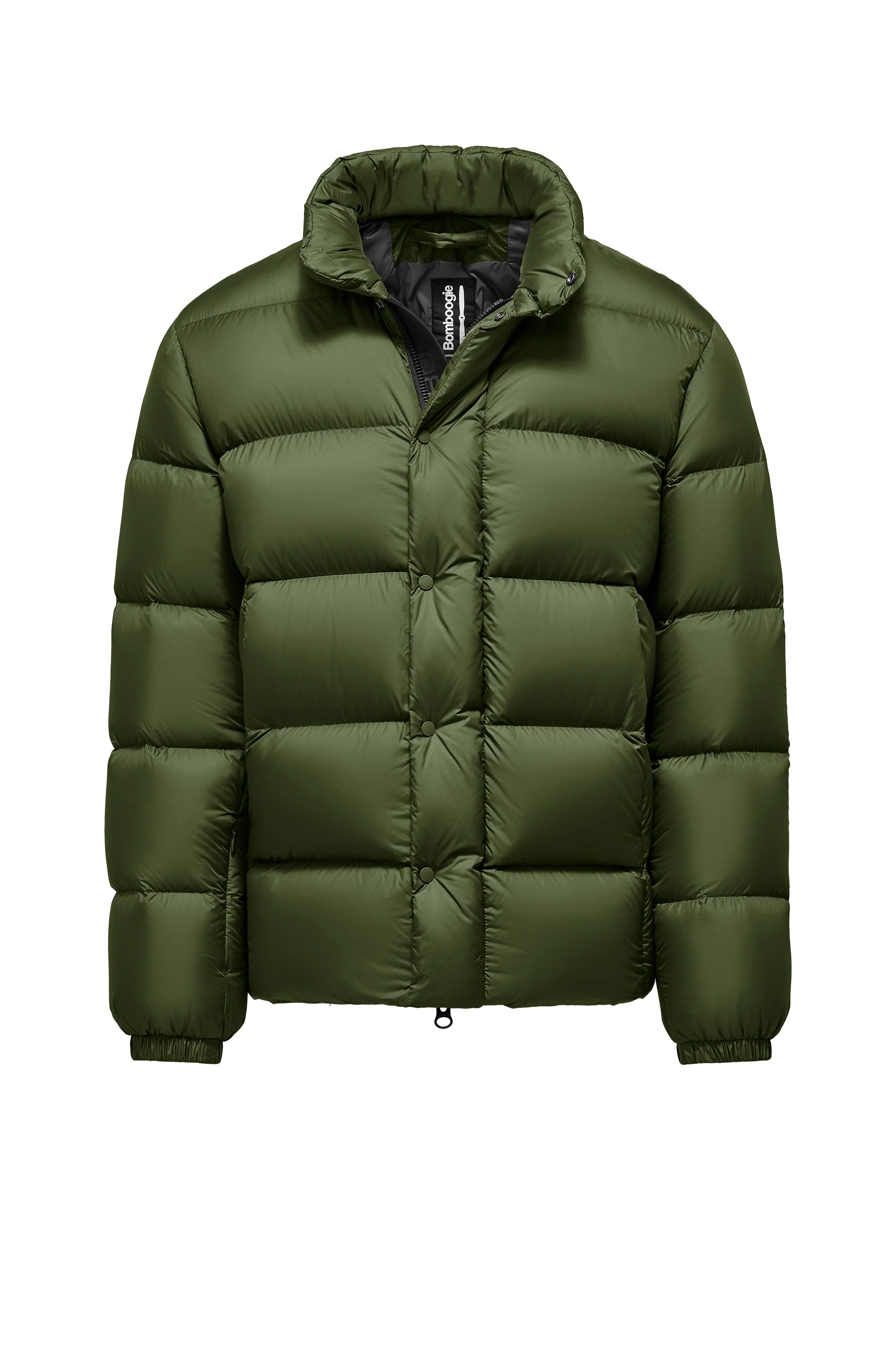 Piumino corto da uomo imbottito in vera piuma windproof downproof - Image 16