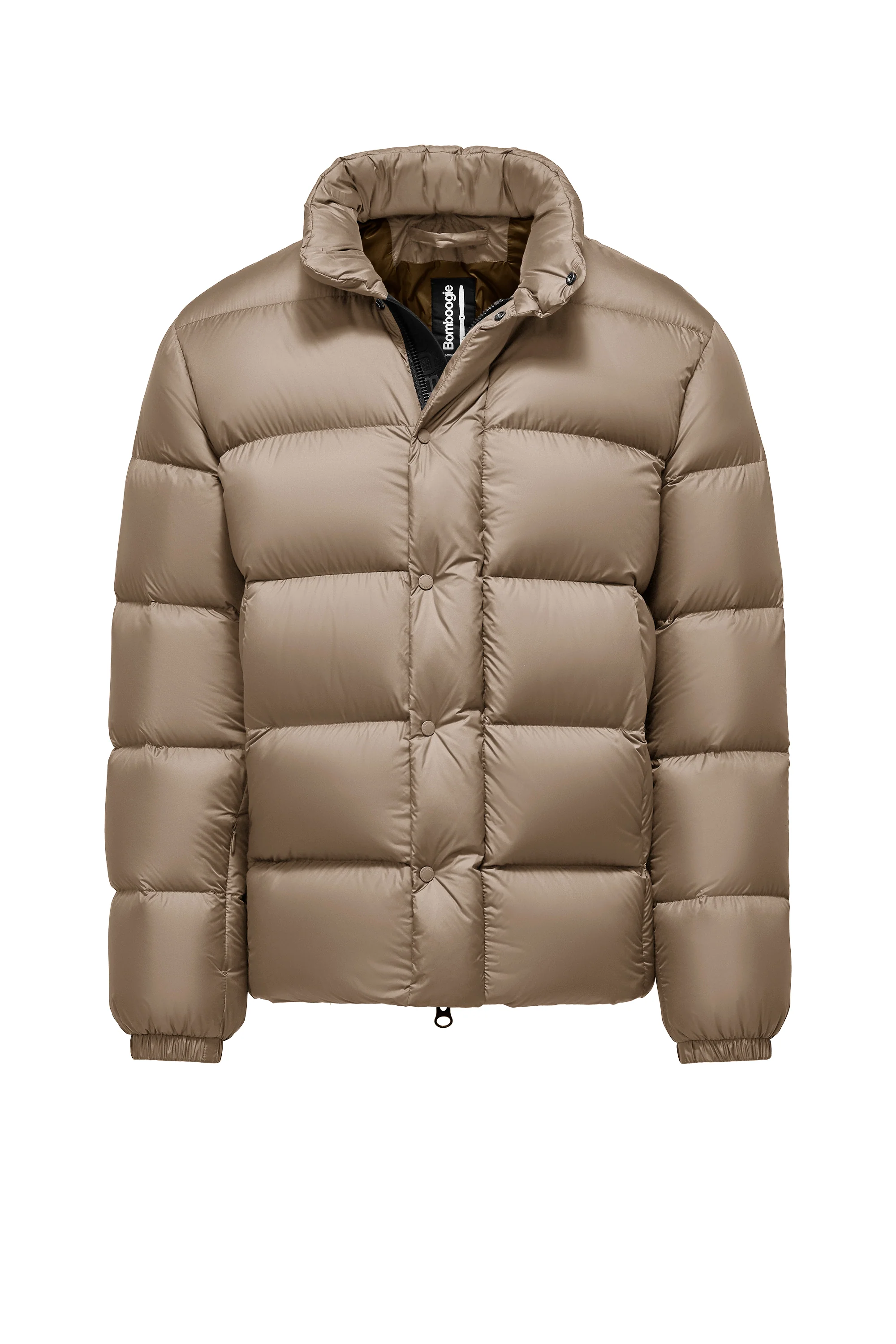 Piumino corto da uomo imbottito in vera piuma windproof downproof - Image 6