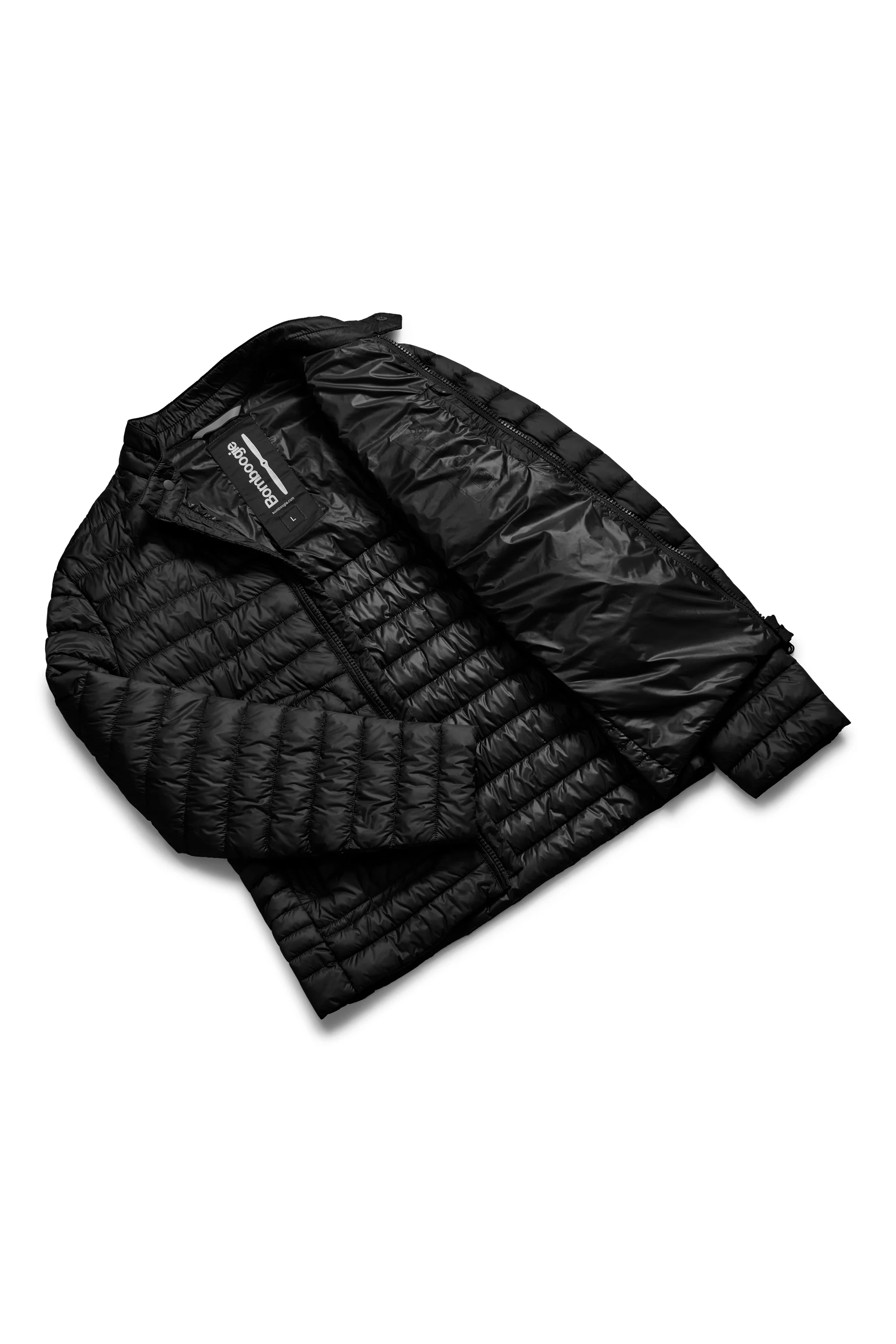 Piumino in nylon ad alta densità con collo alto - Image 10