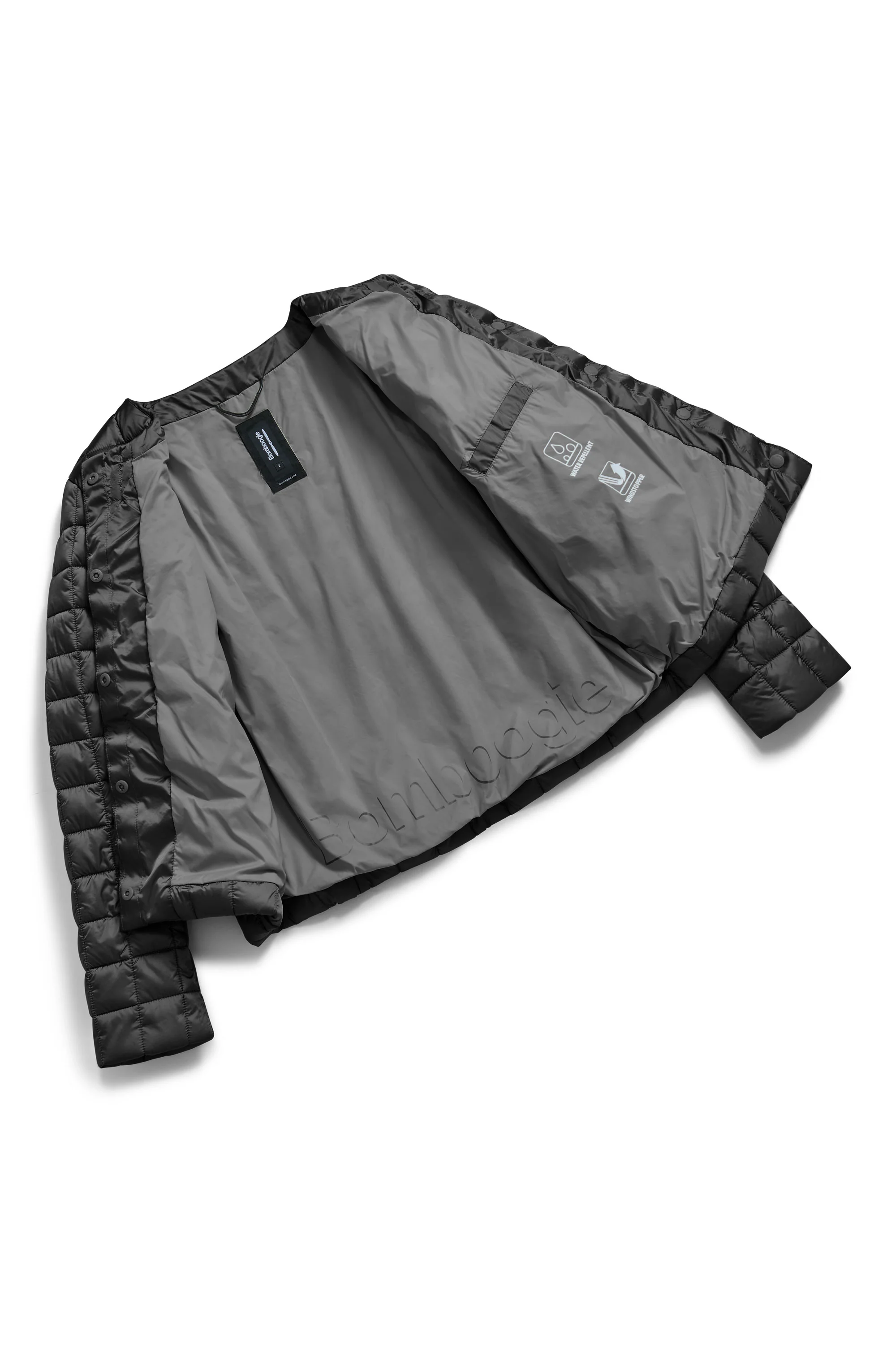 Piumino in nylon bright con collo arrotondato - Image 10