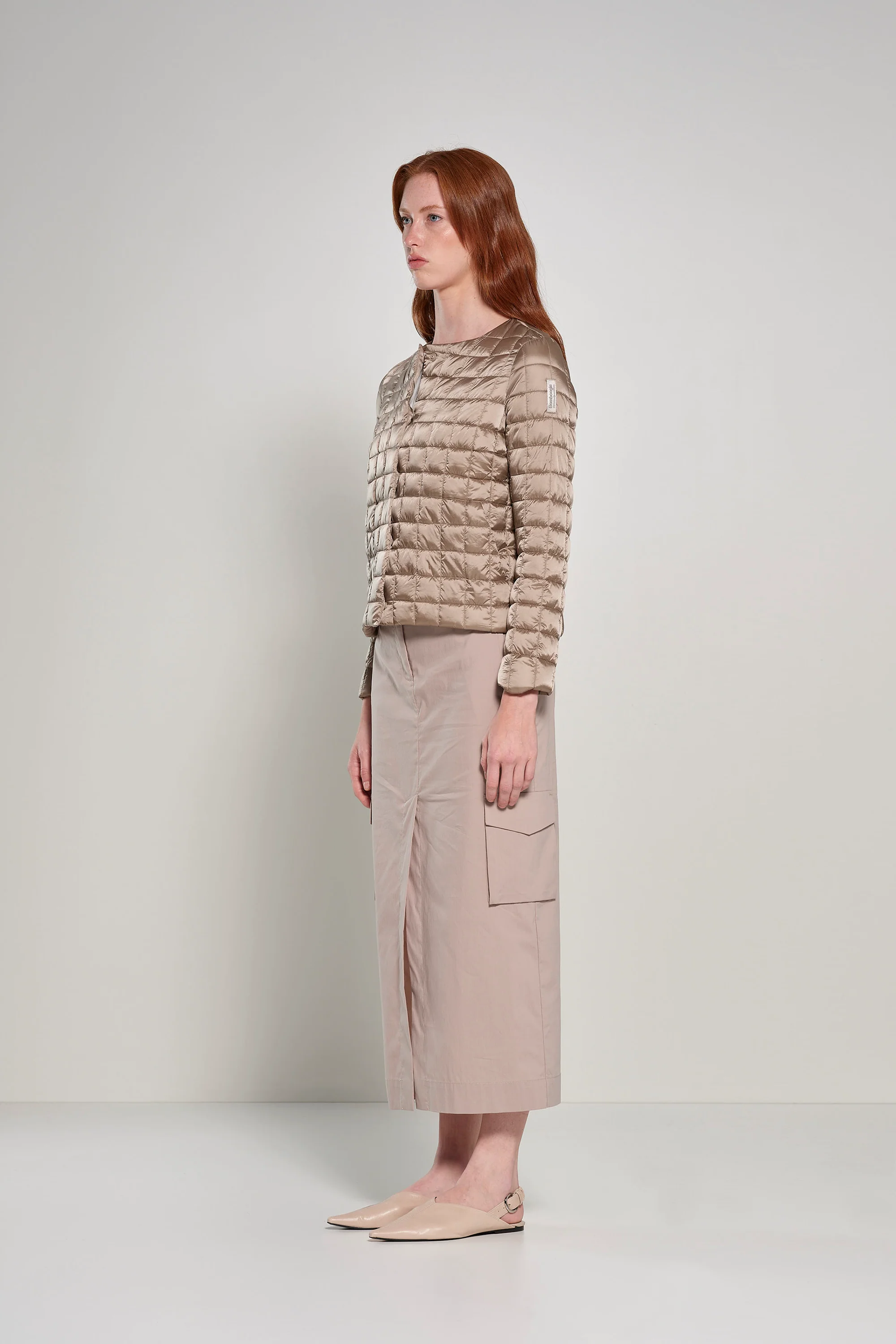 Piumino in nylon bright con collo arrotondato - Image 17
