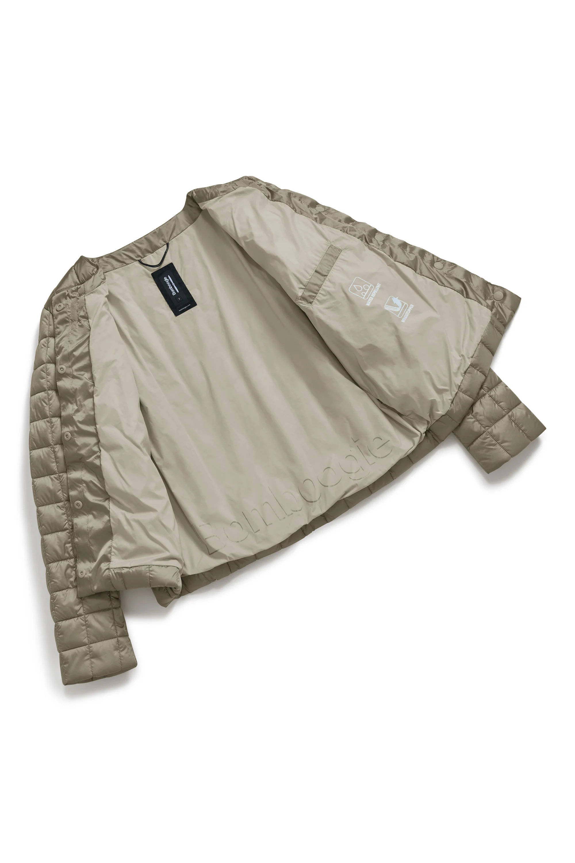 Piumino in nylon bright con collo arrotondato - Image 40