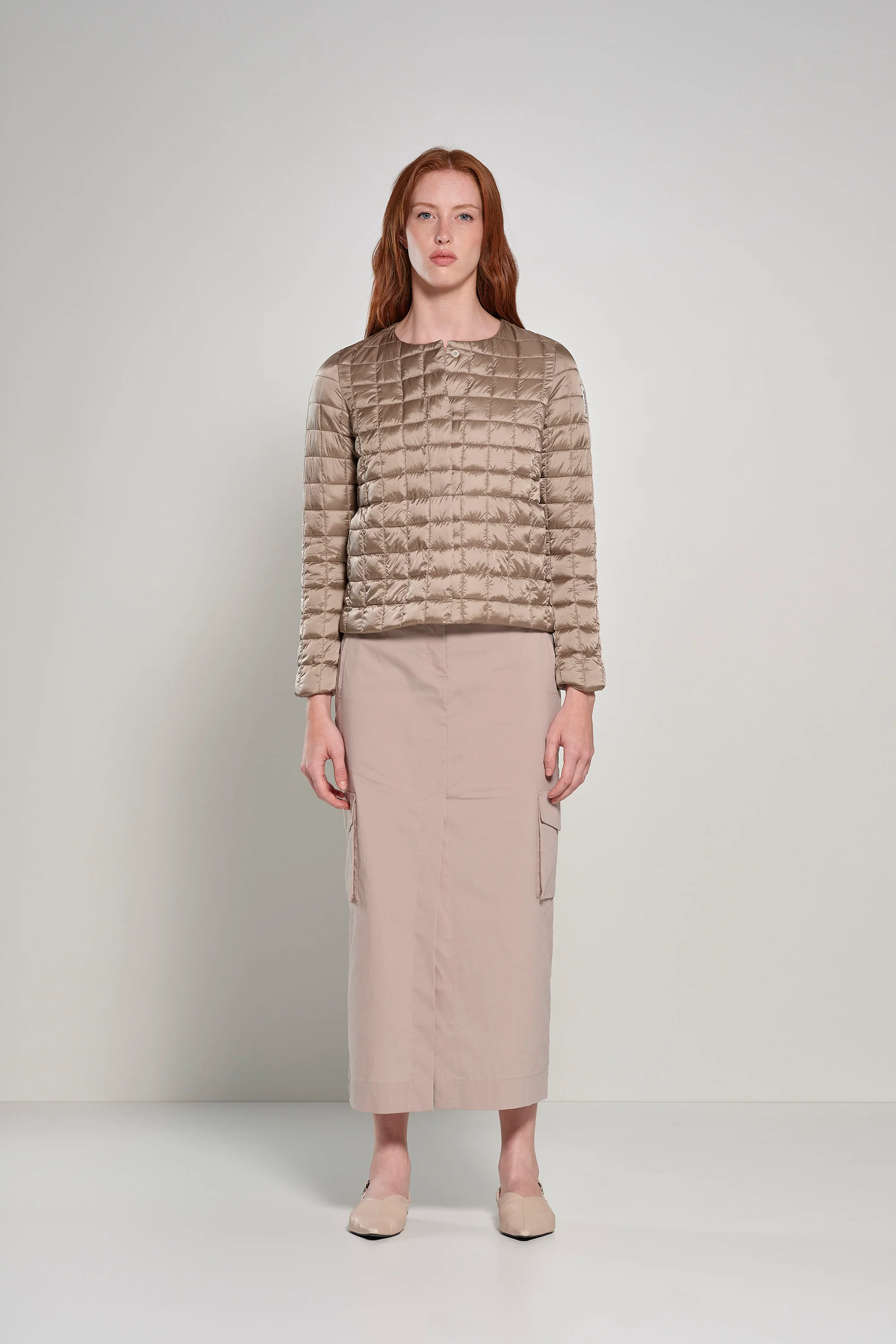Piumino in nylon bright con collo arrotondato - Image 6