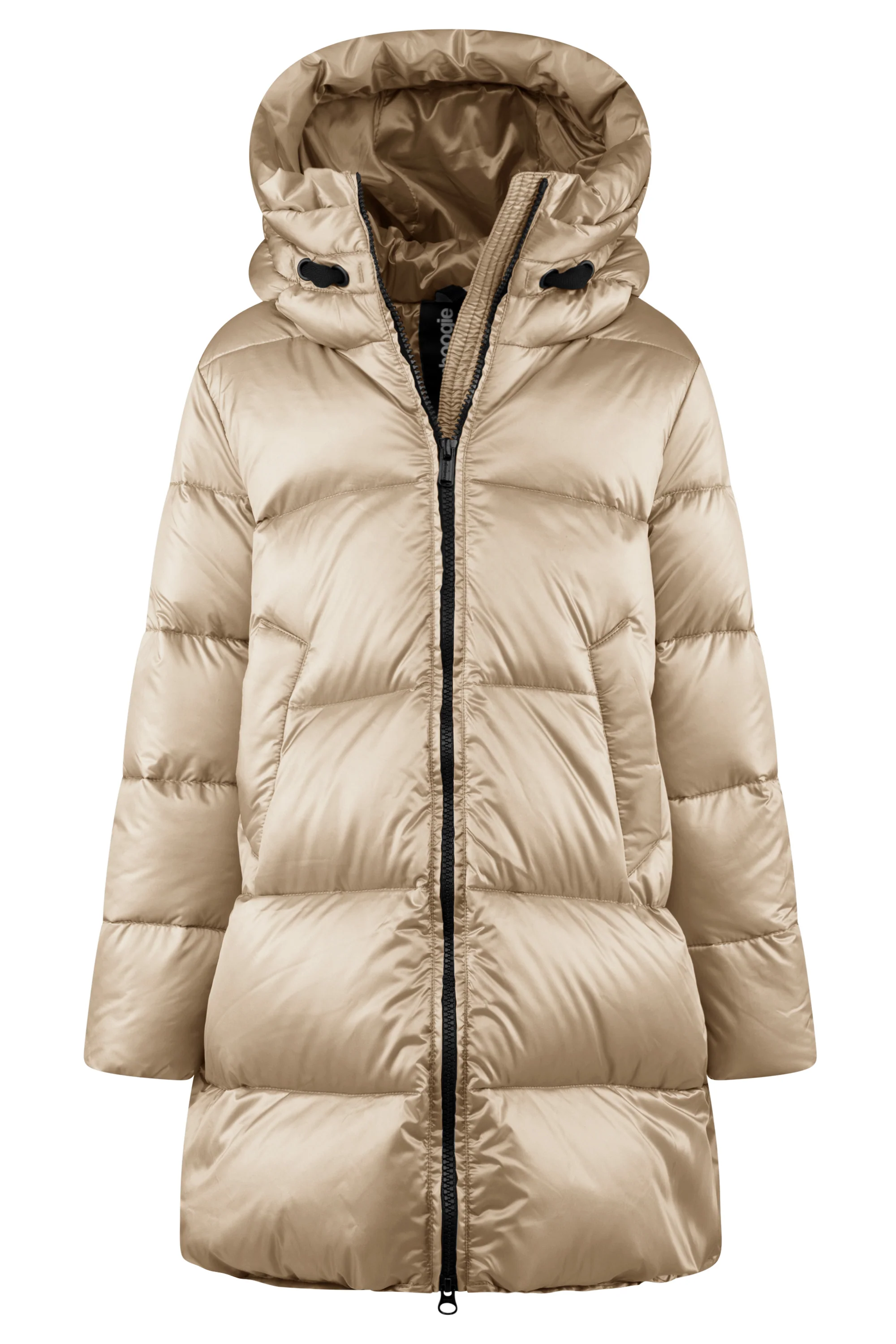 Piumino lungo da bambina con cappuccio, windproof e downproof - Image 13