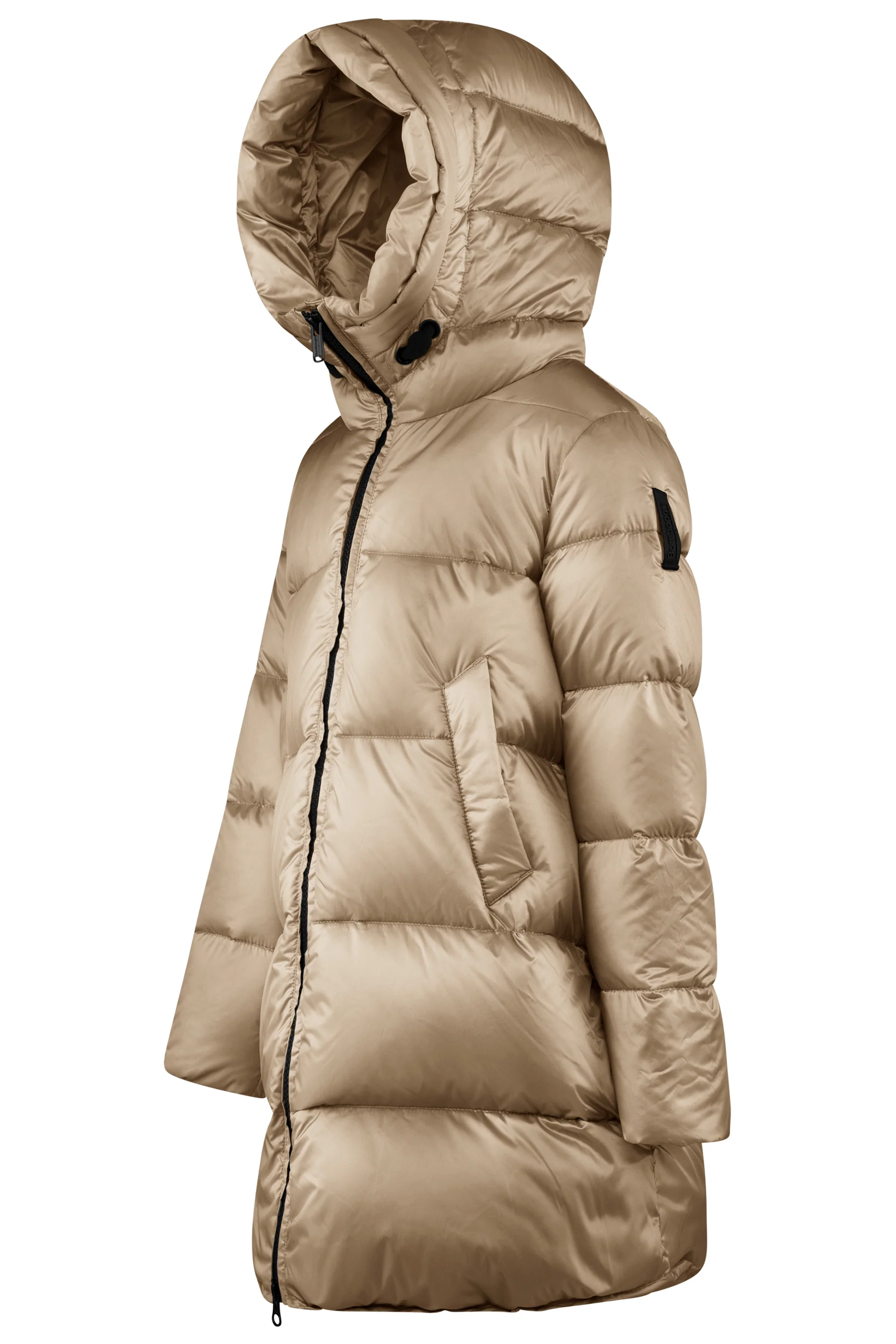 Piumino lungo da bambina con cappuccio, windproof e downproof - Image 14