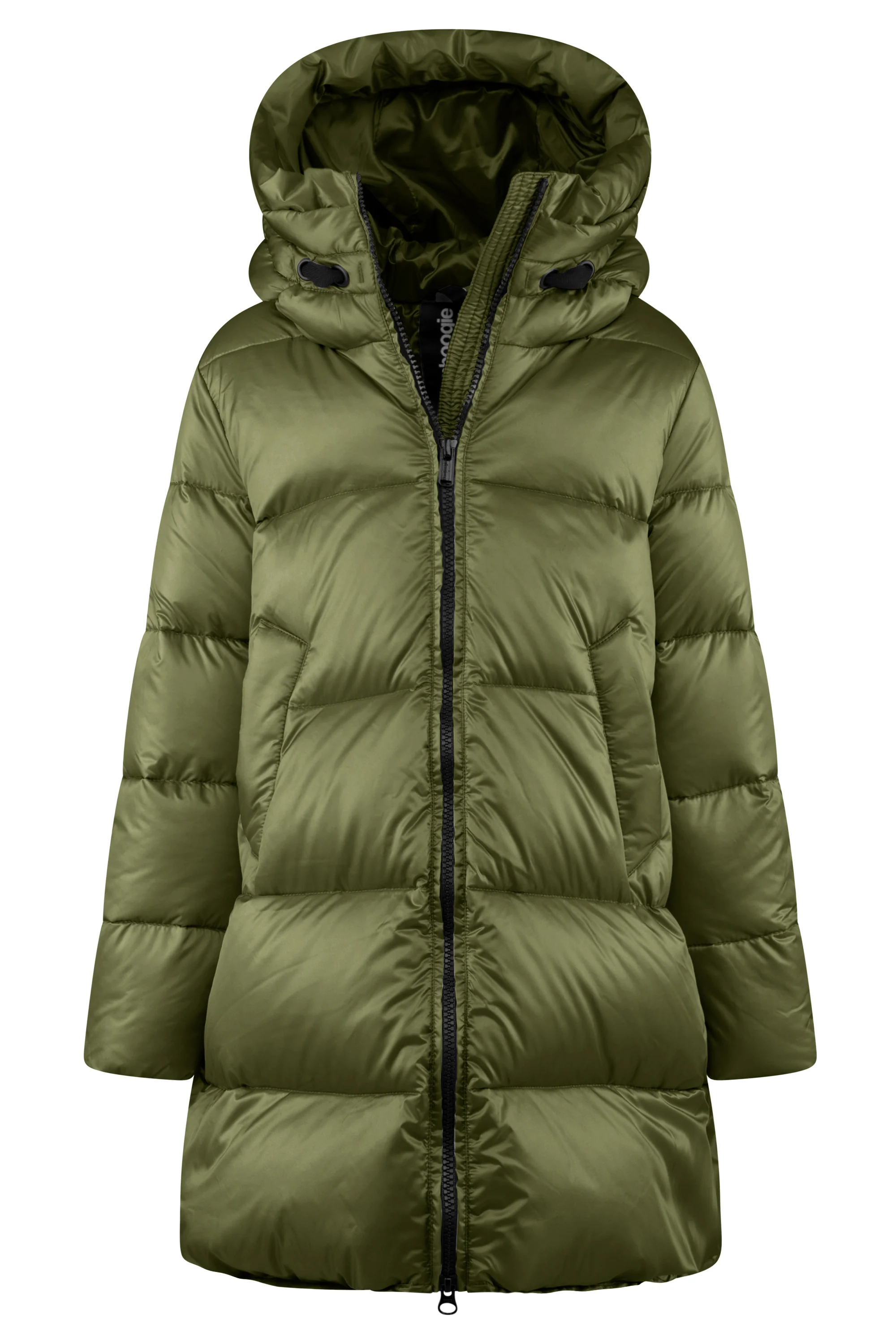 Piumino lungo da bambina con cappuccio, windproof e downproof - Image 21