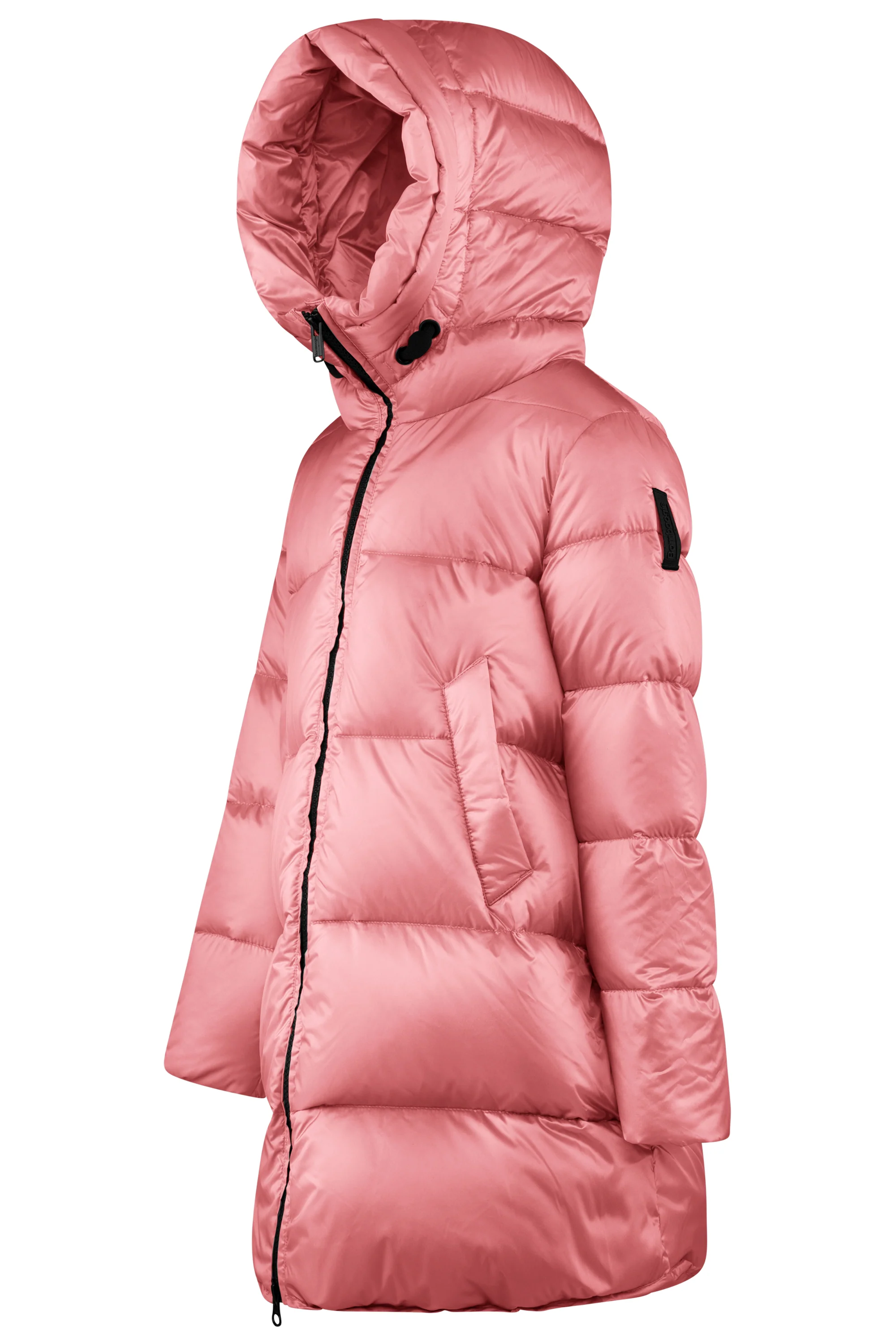 Piumino lungo da bambina con cappuccio, windproof e downproof - Image 26