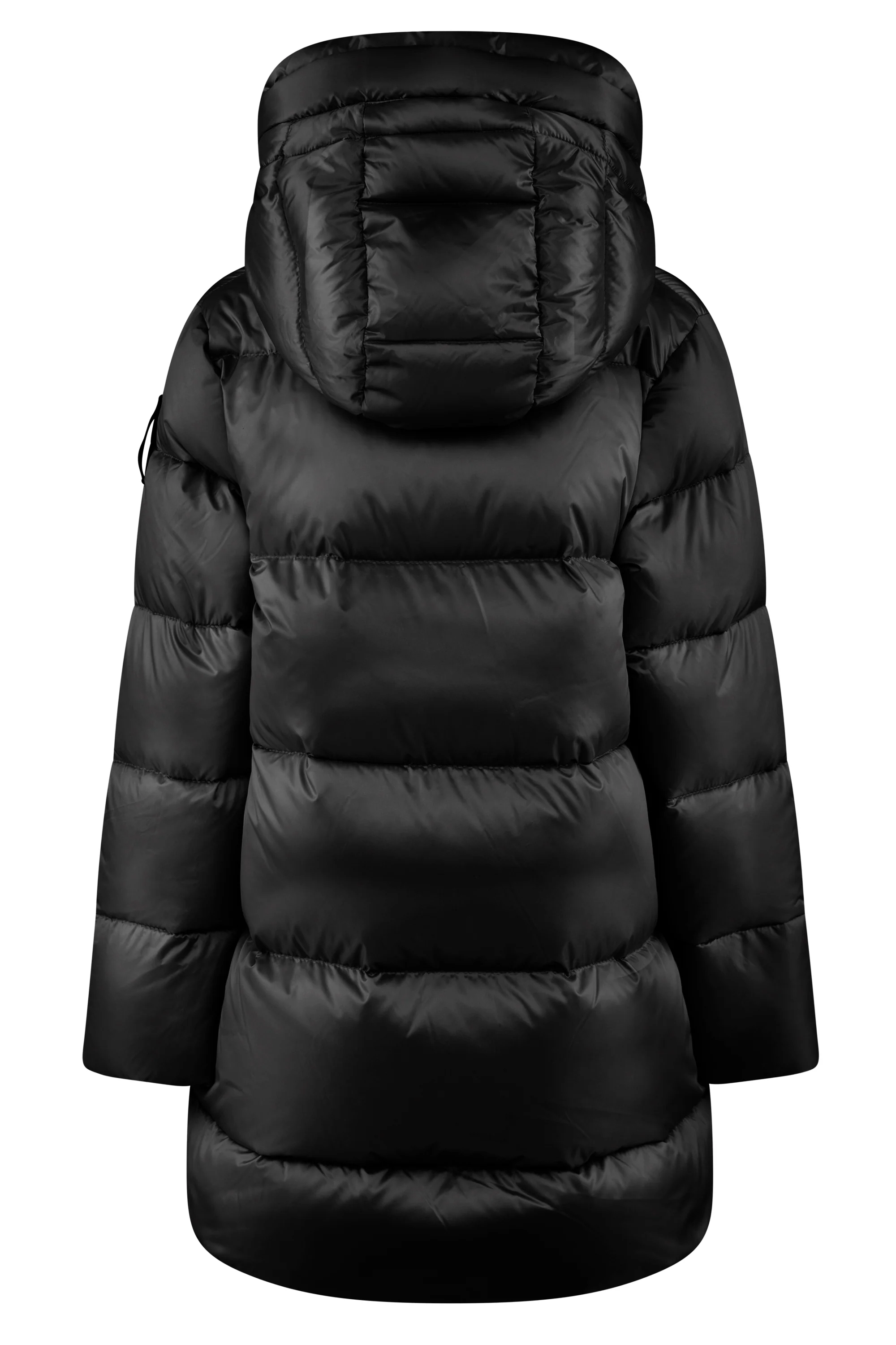 Piumino lungo da bambina con cappuccio, windproof e downproof - Image 3