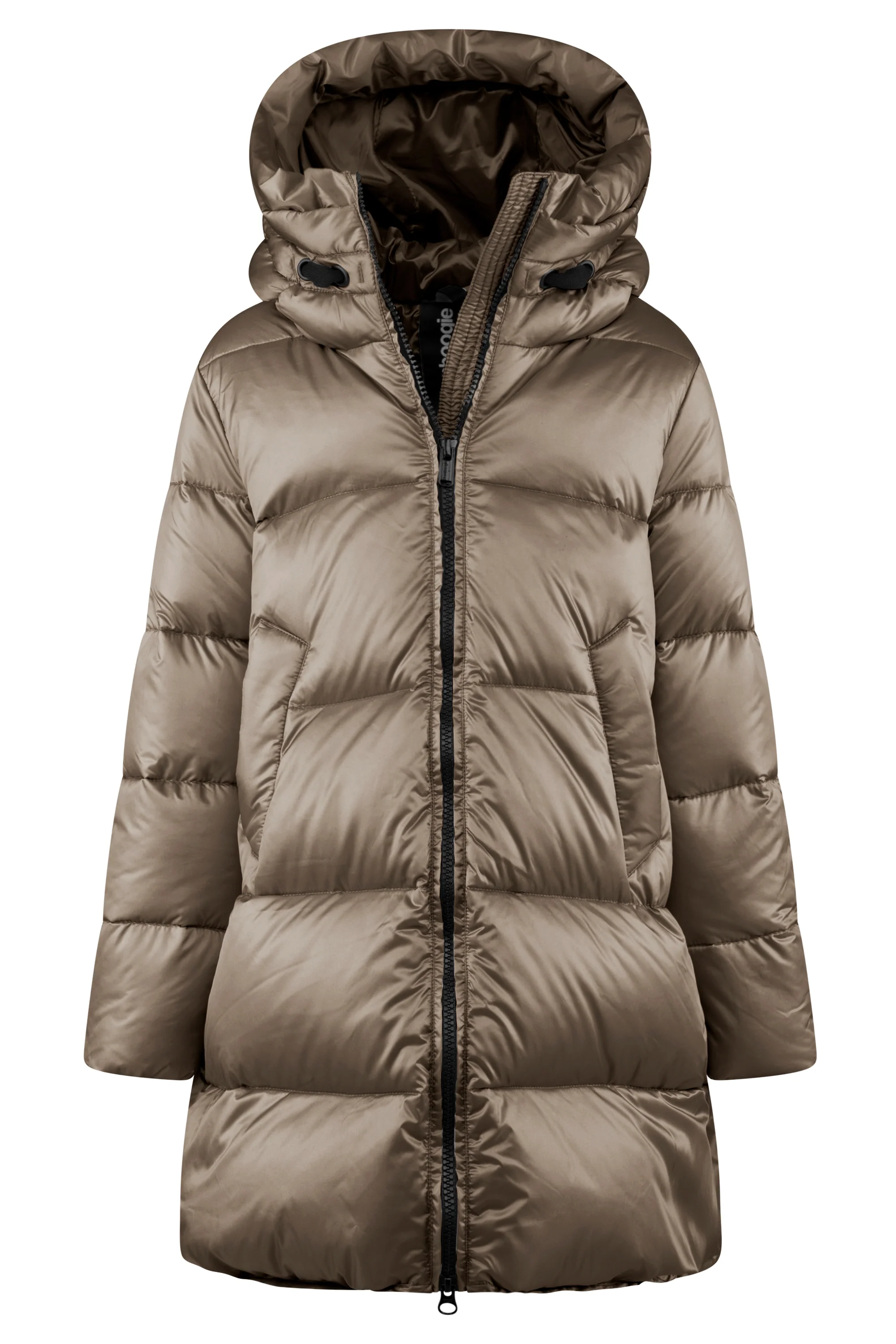 Piumino lungo da bambina con cappuccio, windproof e downproof - Image 9