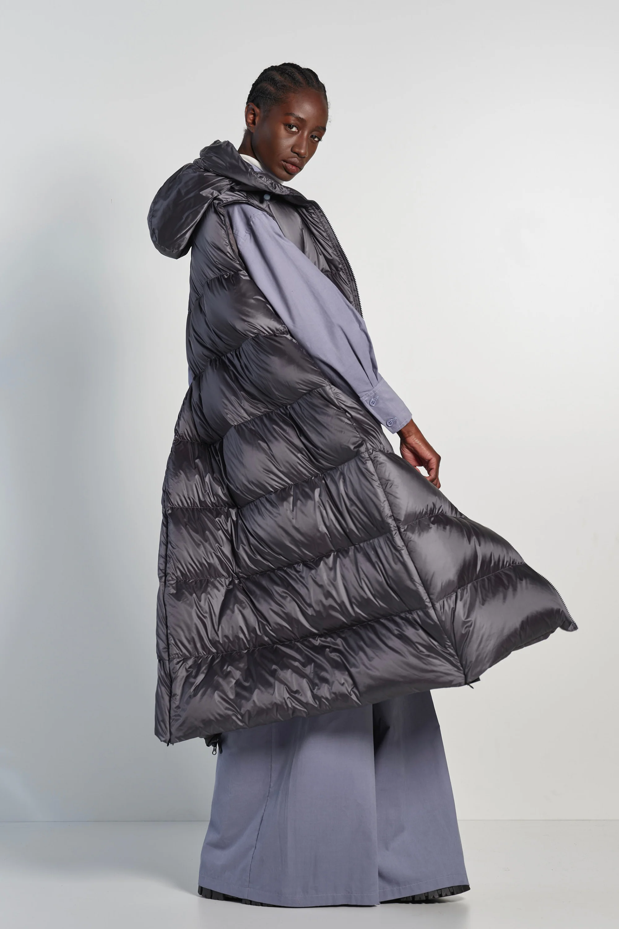 Pola Vest - Piumino Smanicato in Nylon Bright - Image 6