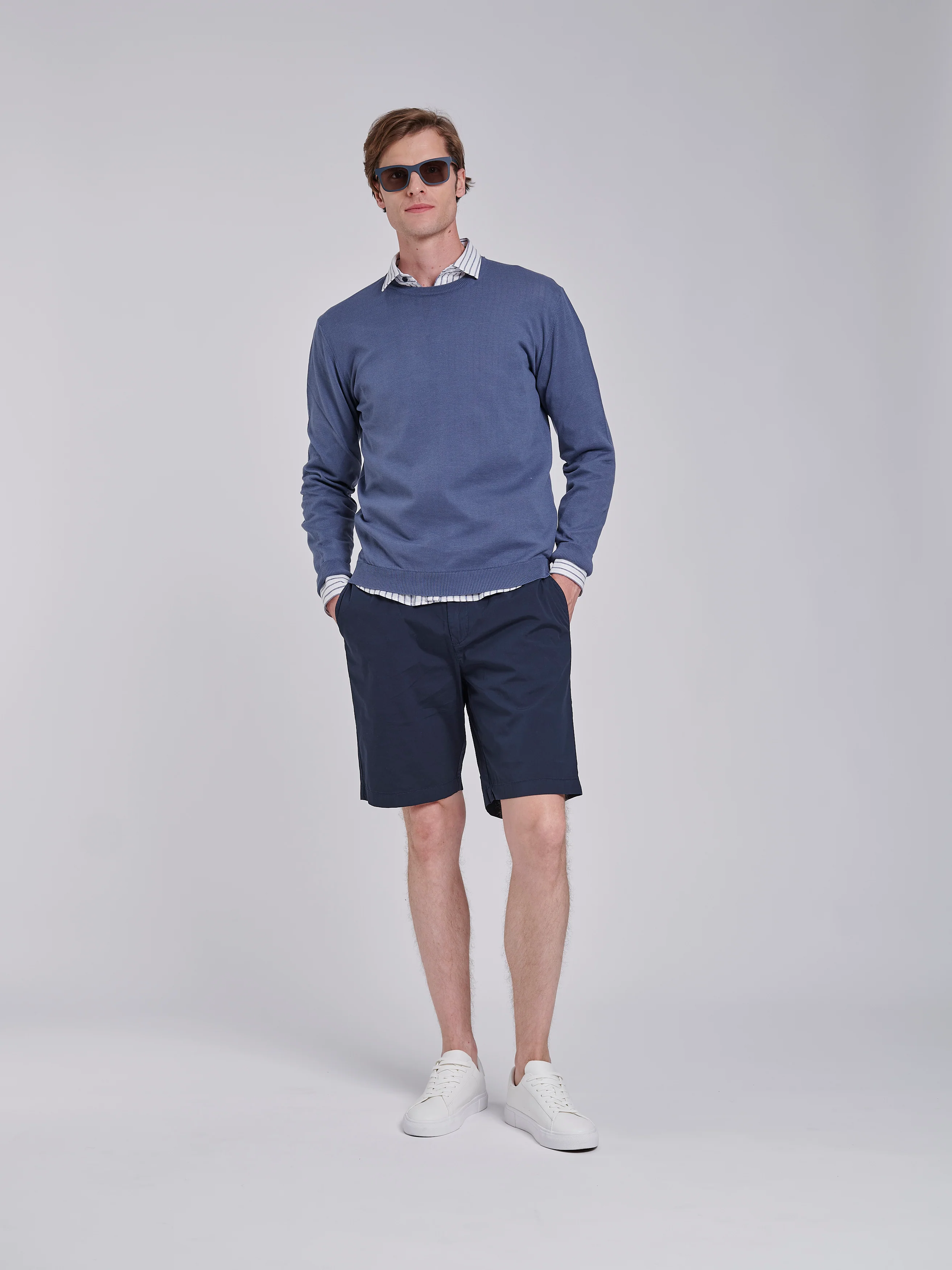Maglia girocollo in cotone - Image 17