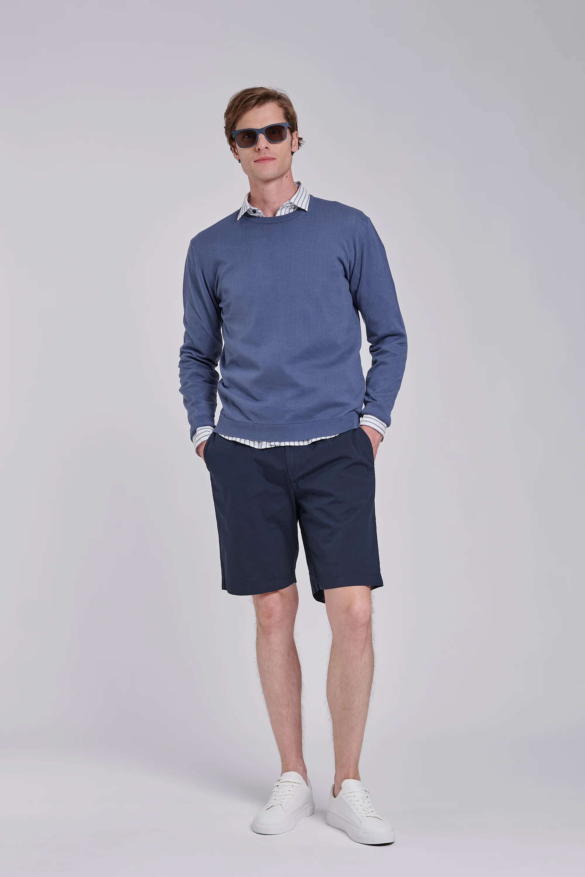 Maglia girocollo in cotone - Image 8