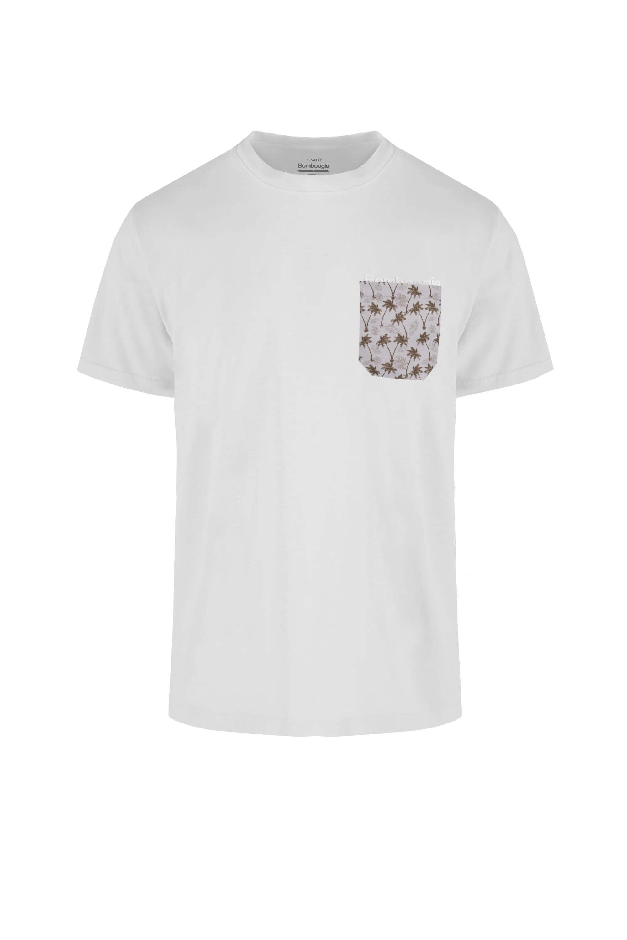 T-shirt con doppio taschino lato cuore