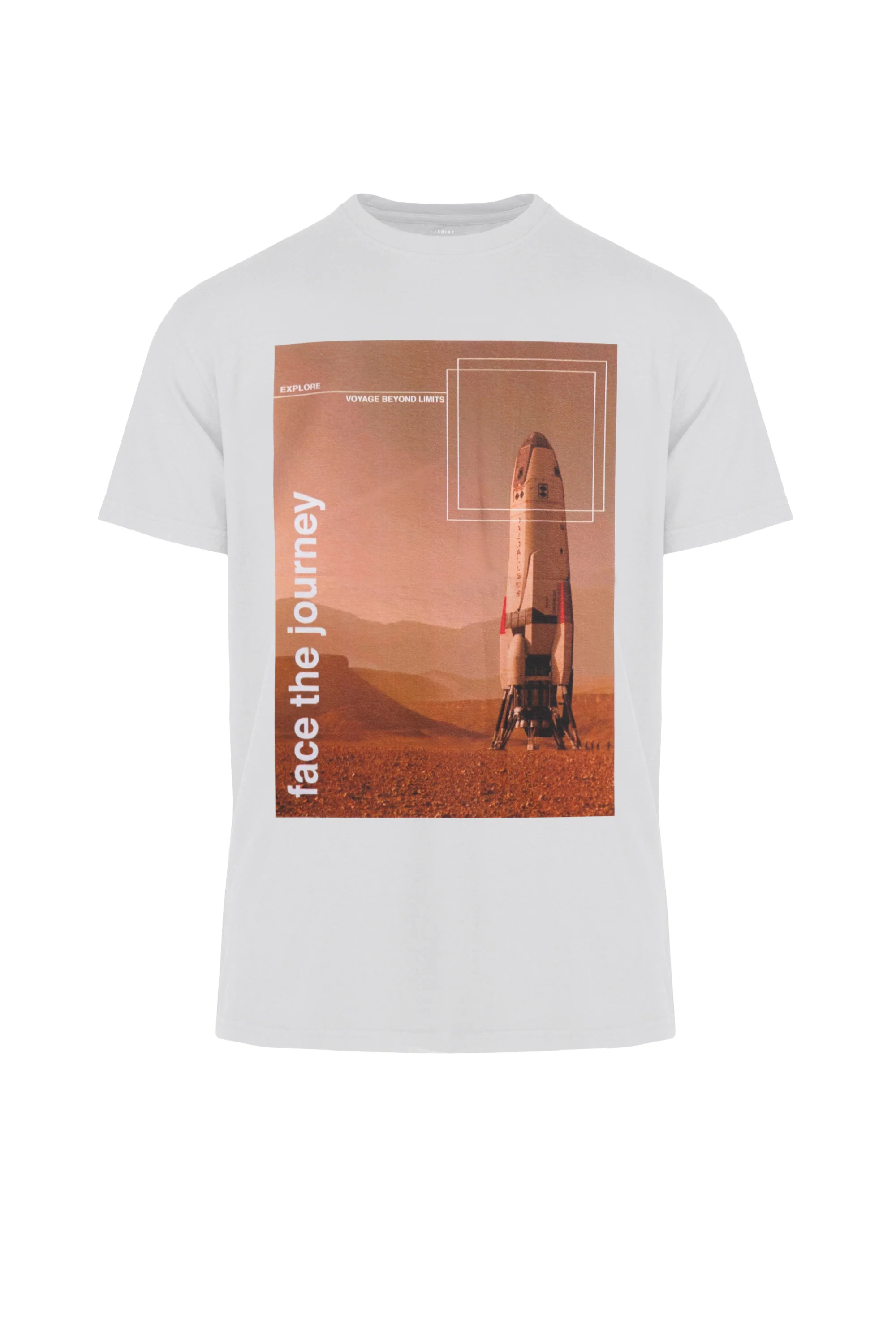 T-shirt con stampa Face the Journey Rocket - Image 5