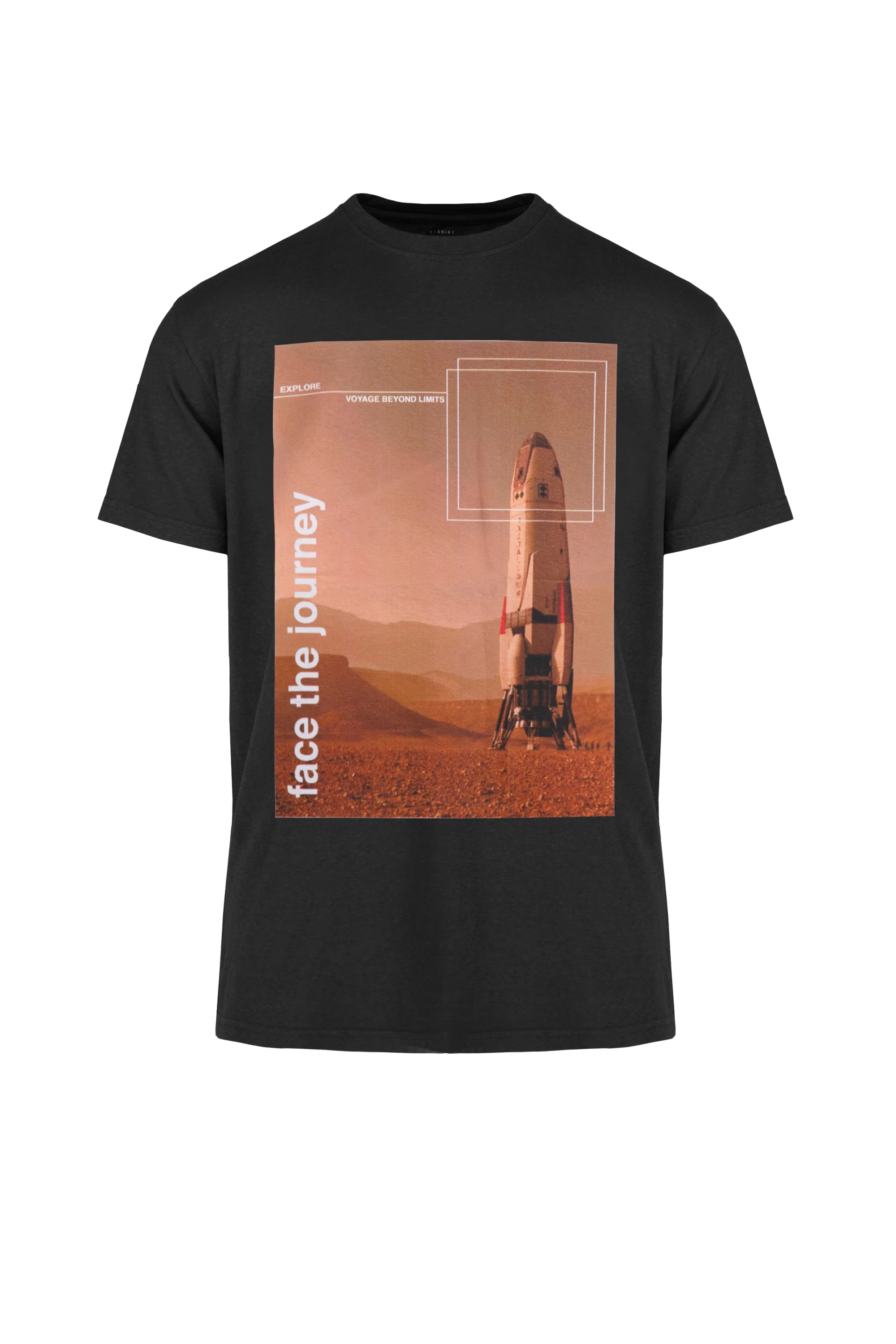 T-shirt con stampa Face the Journey Rocket - Image 9